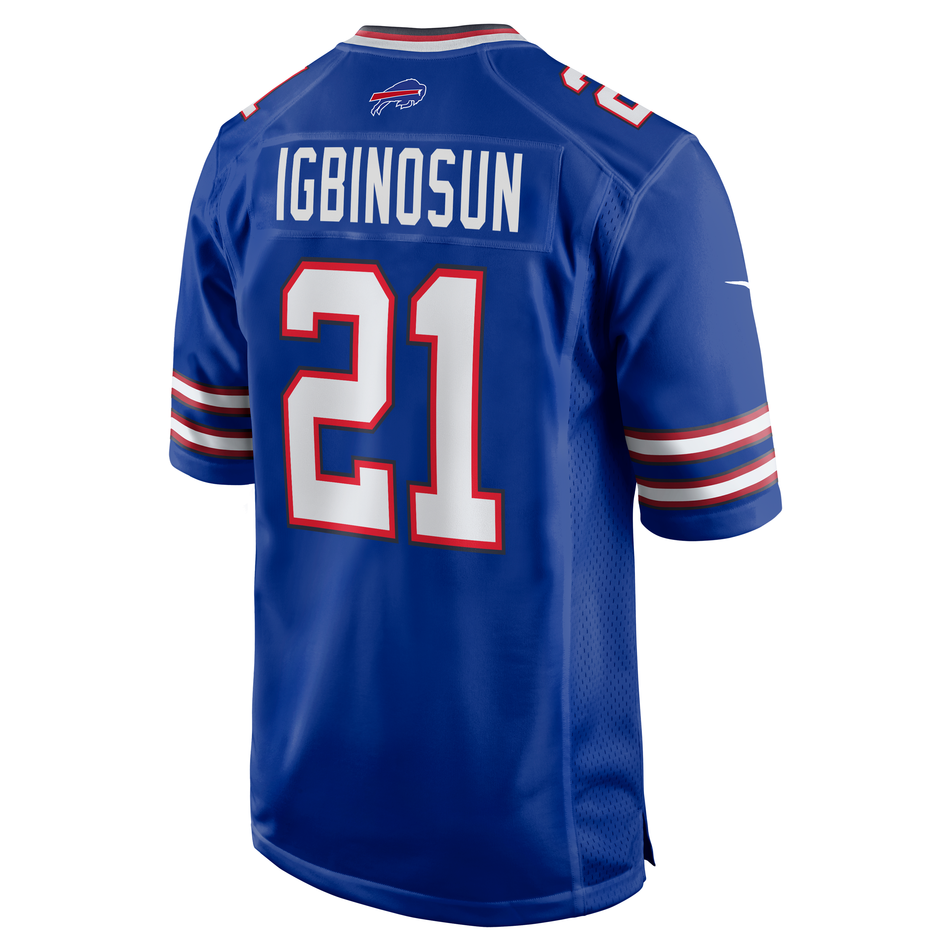 Men's Buffalo Bills Davison Igbinosun Nike Royal Team Game Jersey