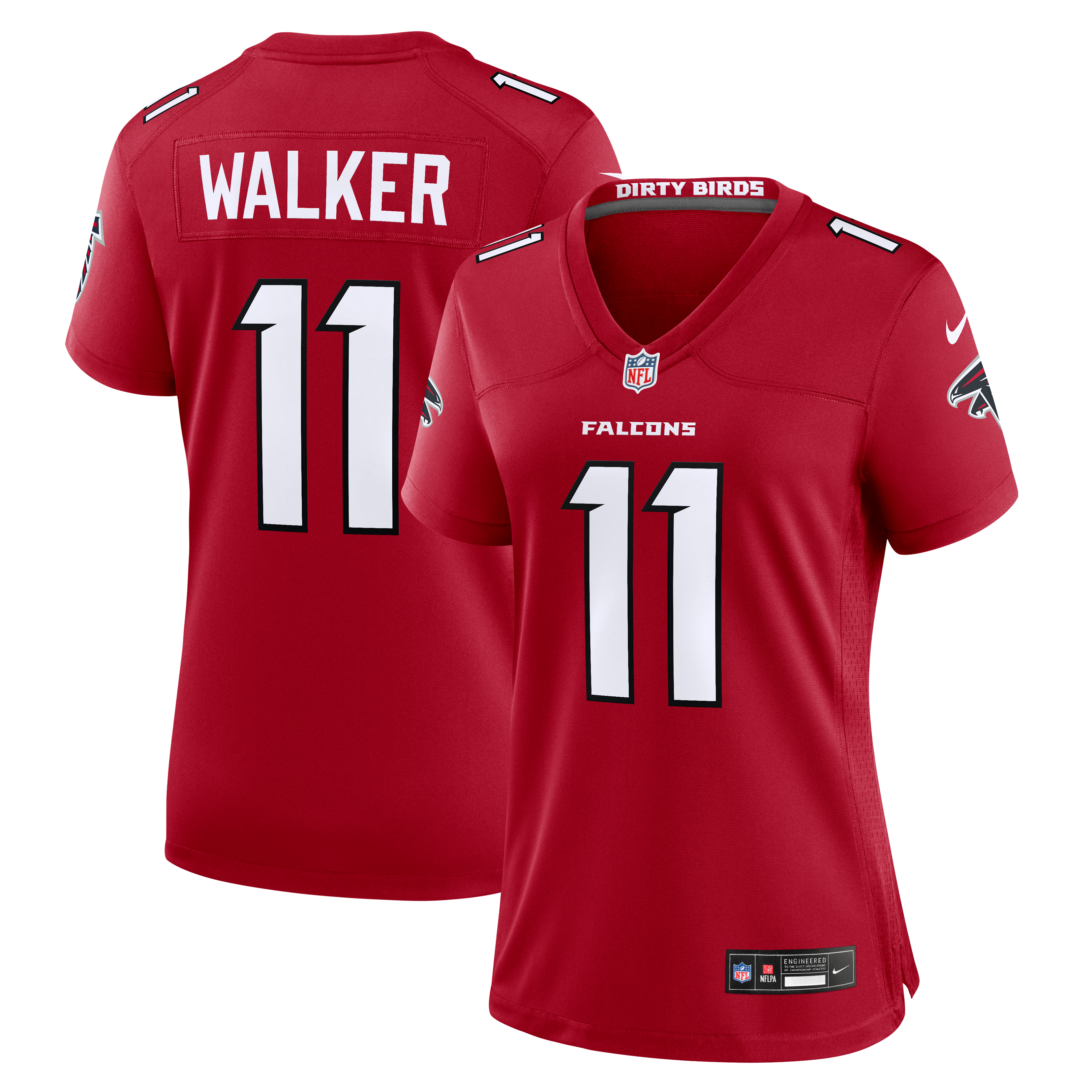 Women's Atlanta Falcons Jalon Walker Nike Red Game Jersey