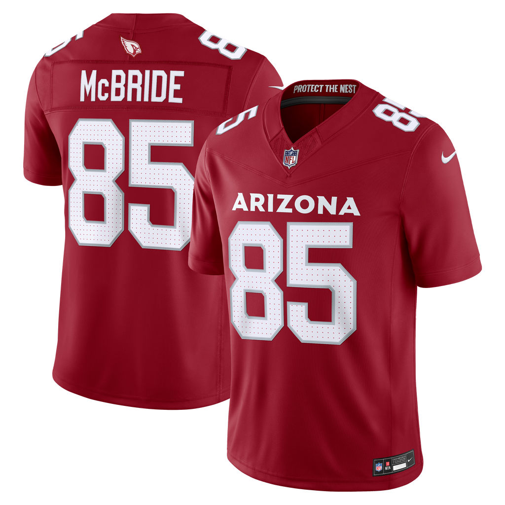 Men's Arizona Cardinals Trey Mcbride Nike Cardinal Team Vapor Fuse Stitched Limited Jersey