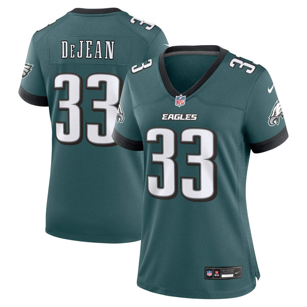 Women's Philadelphia Eagles Cooper Dejean Nike Midnight Green Team Game Jersey