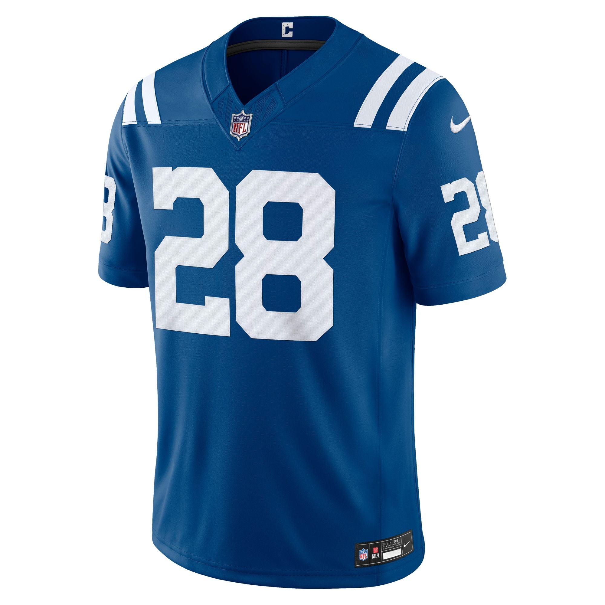 Men's Indianapolis Colts Jonathan Taylor Nike Royal Team Vapor Fuse Stitched Limited Jersey