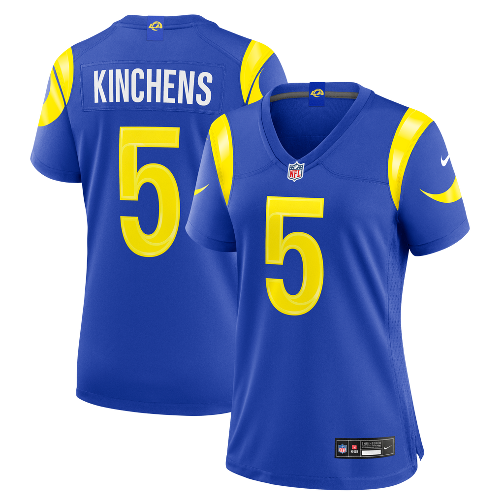 Women's Los Angeles Rams Kamren Kinchens Nike Royal Team Game Jersey
