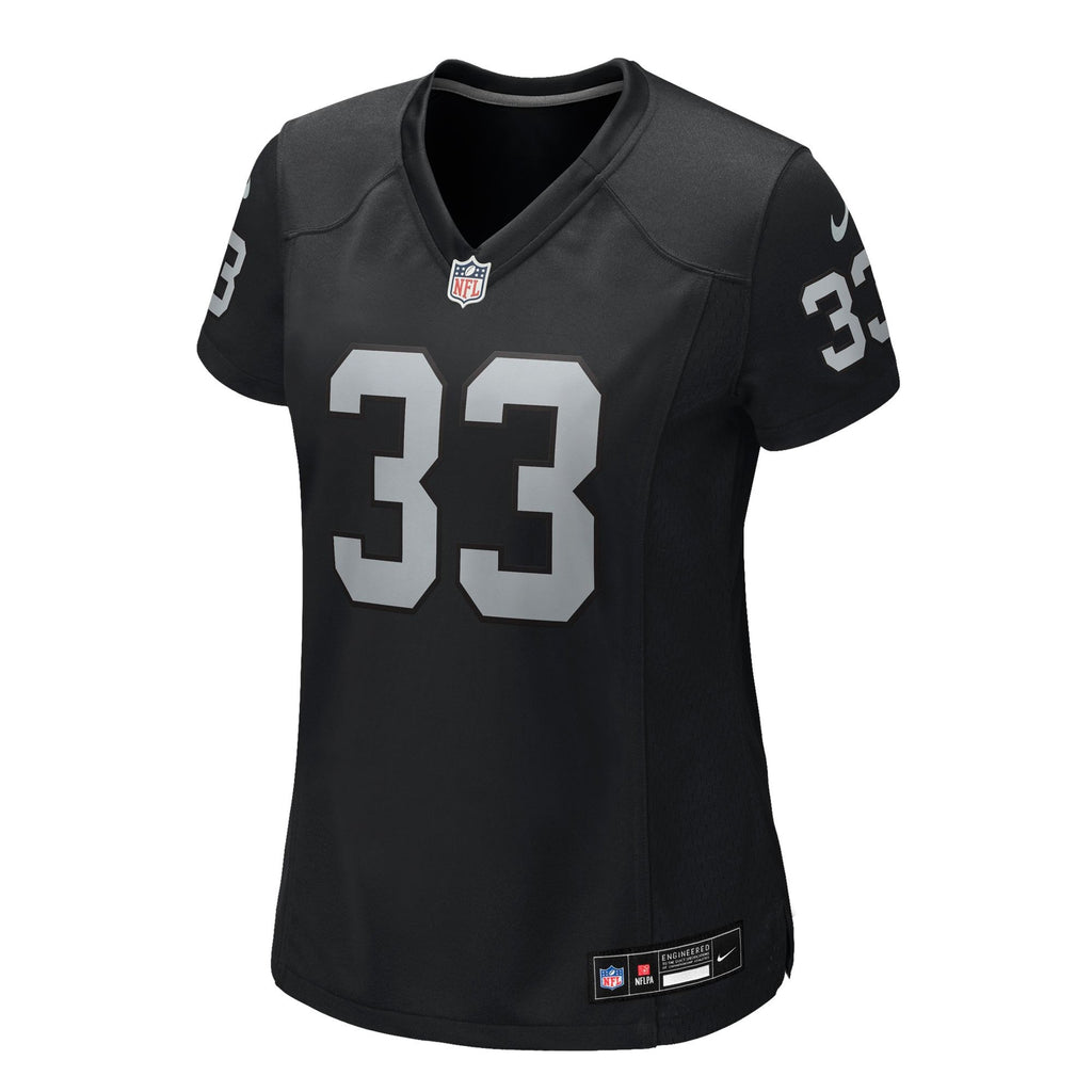 Women's Las Vegas Raiders Jamal Adams Nike Black Team Game Jersey