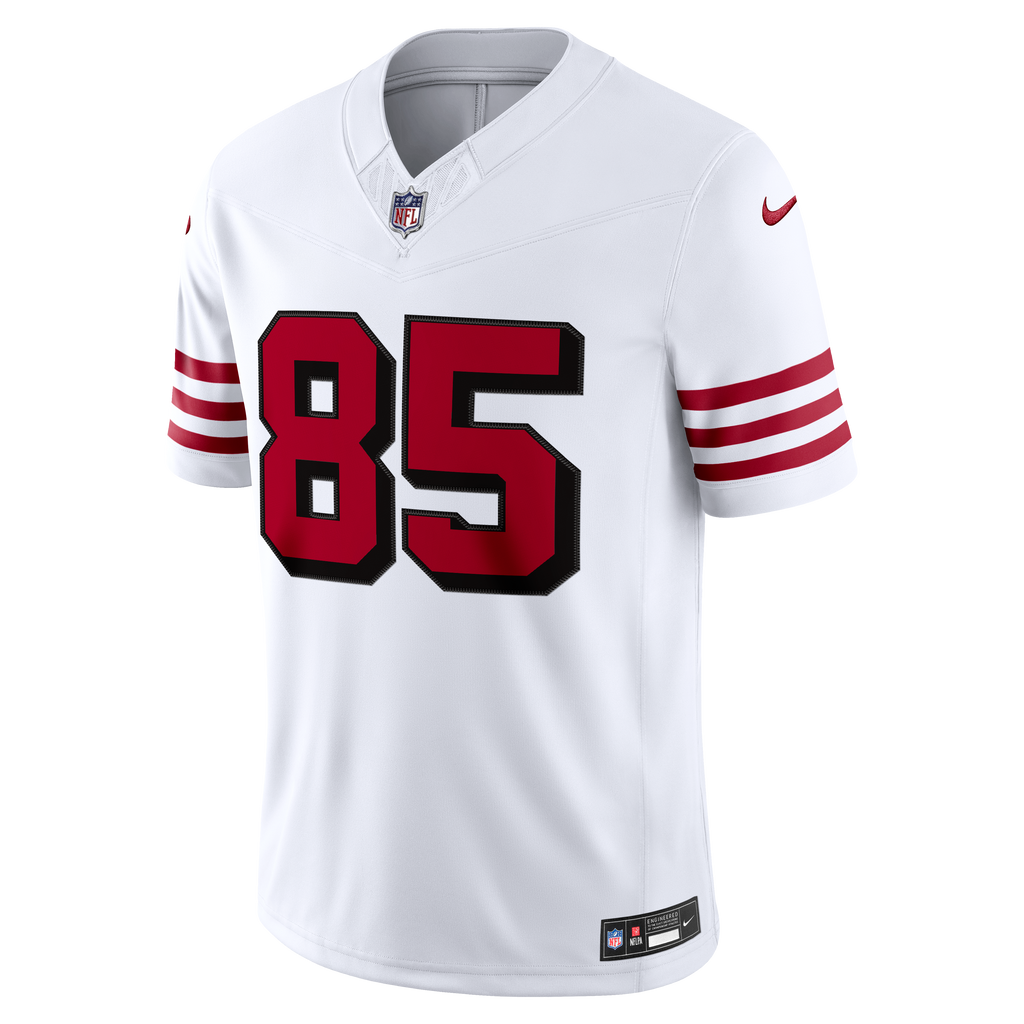 Men's San Francisco 49Ers George Kittle Nike White Alternate Vapor Fuse Stitched Limited Jersey