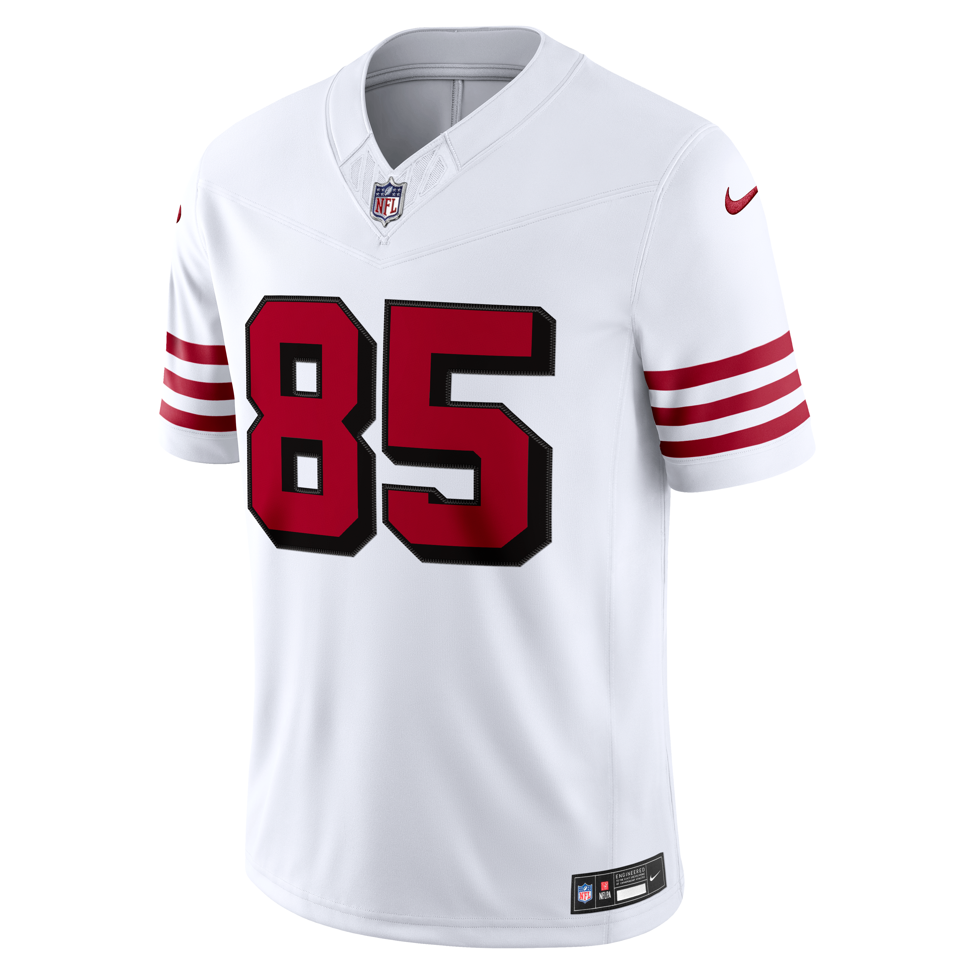 Men's San Francisco 49Ers George Kittle Nike White Alternate Vapor Fuse Stitched Limited Jersey