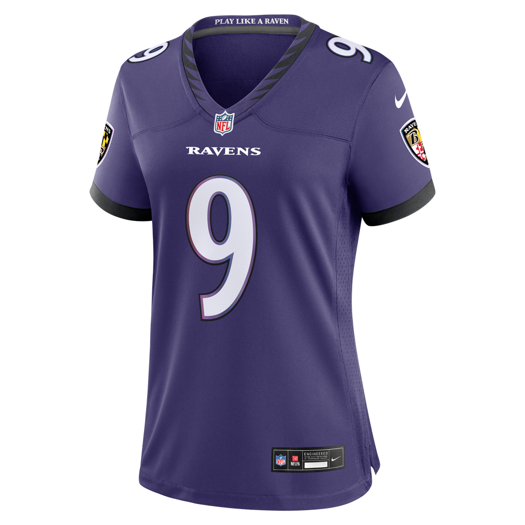 Women's Baltimore Ravens Zion Young Nike Purple Team Game Jersey