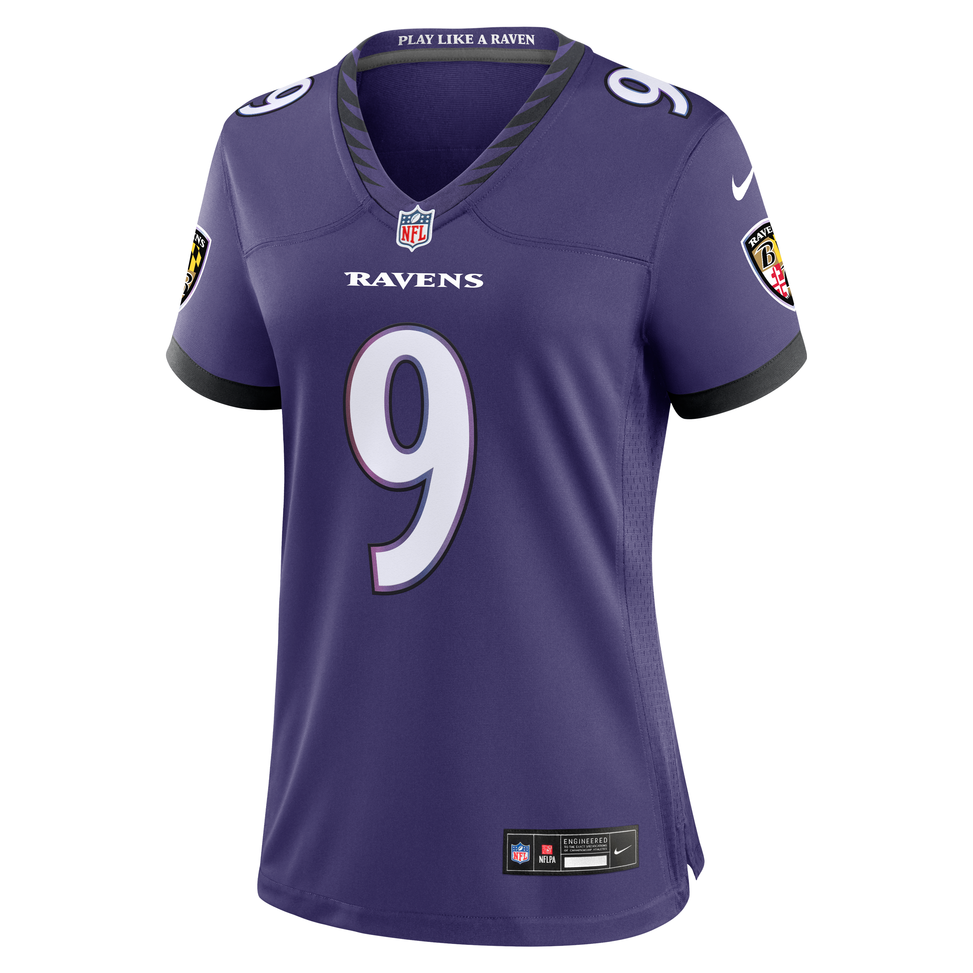 Women's Baltimore Ravens Zion Young Nike Purple Team Game Jersey