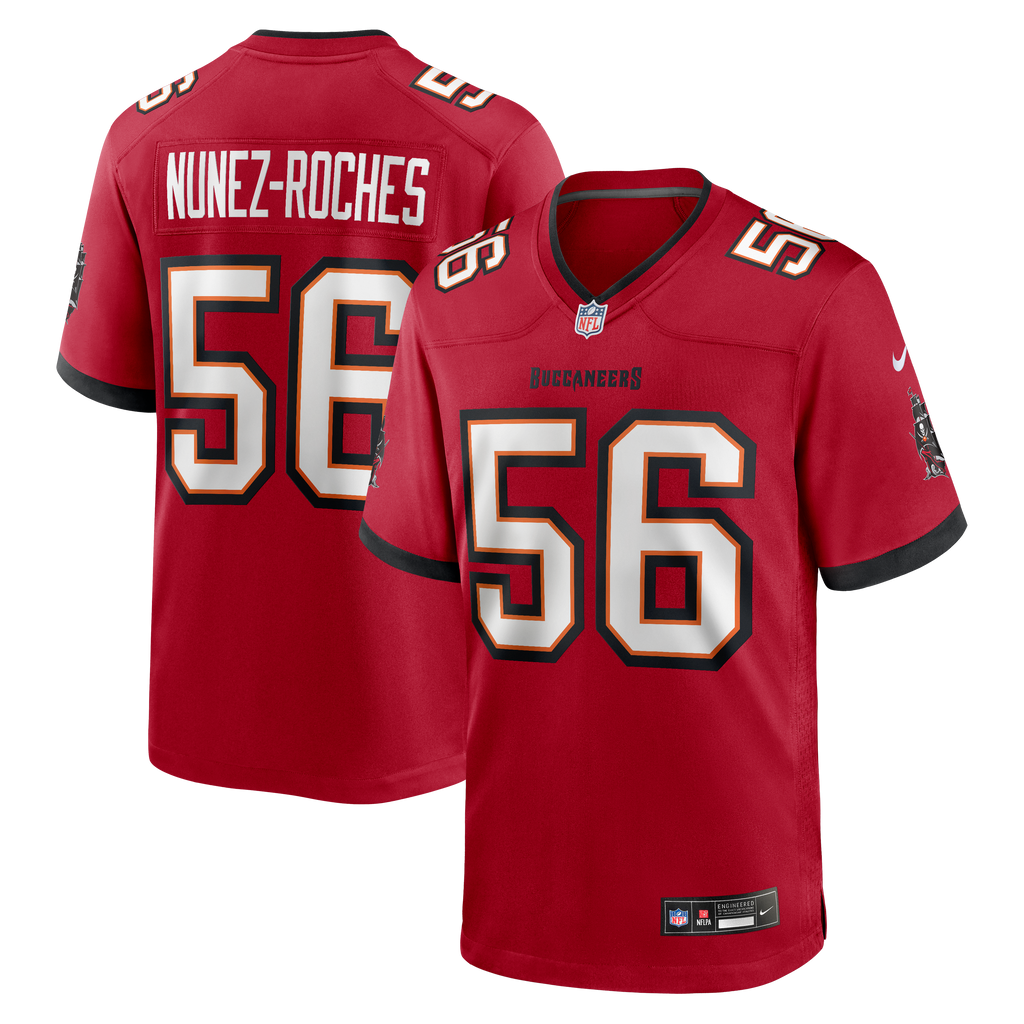 Men's Tampa Bay Buccaneers Rakeem Nunez Roches Nike Red Team Game Jersey