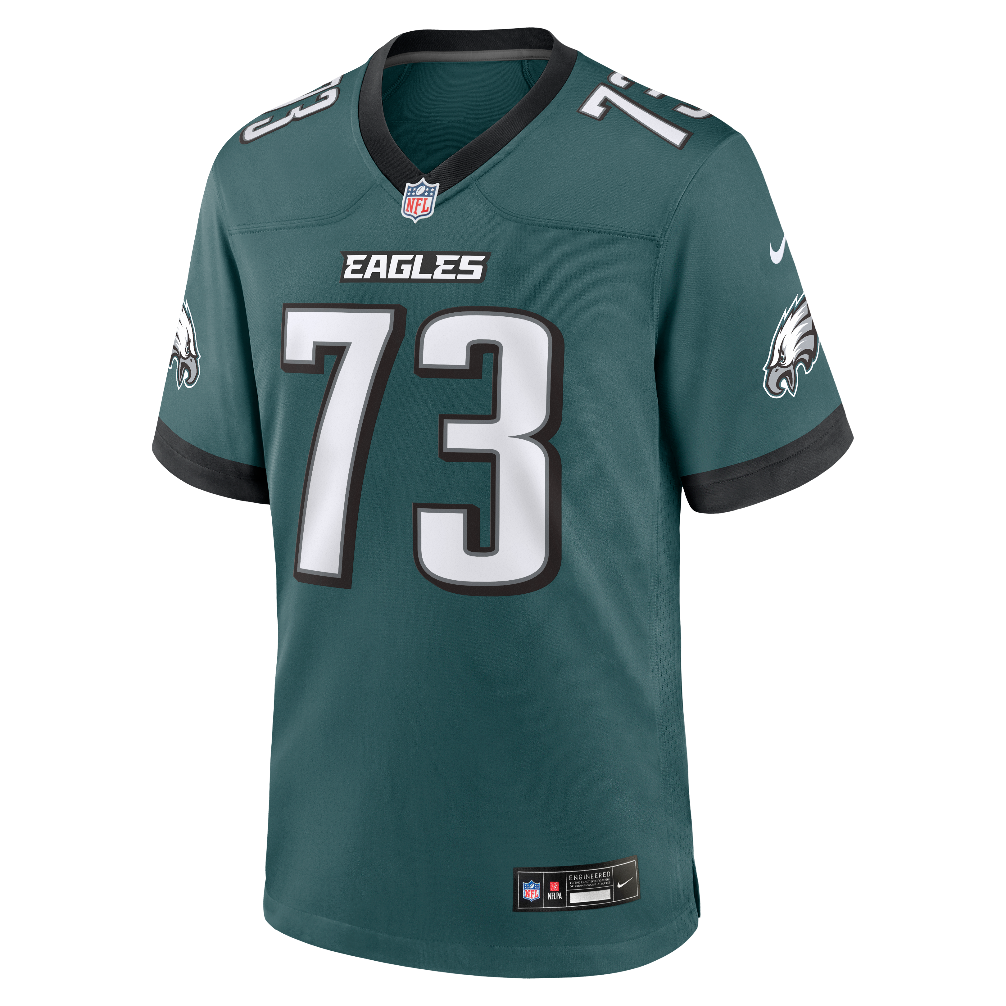 Men's Philadelphia Eagles Cameron Williams Nike Midnight Green Team Game Jersey