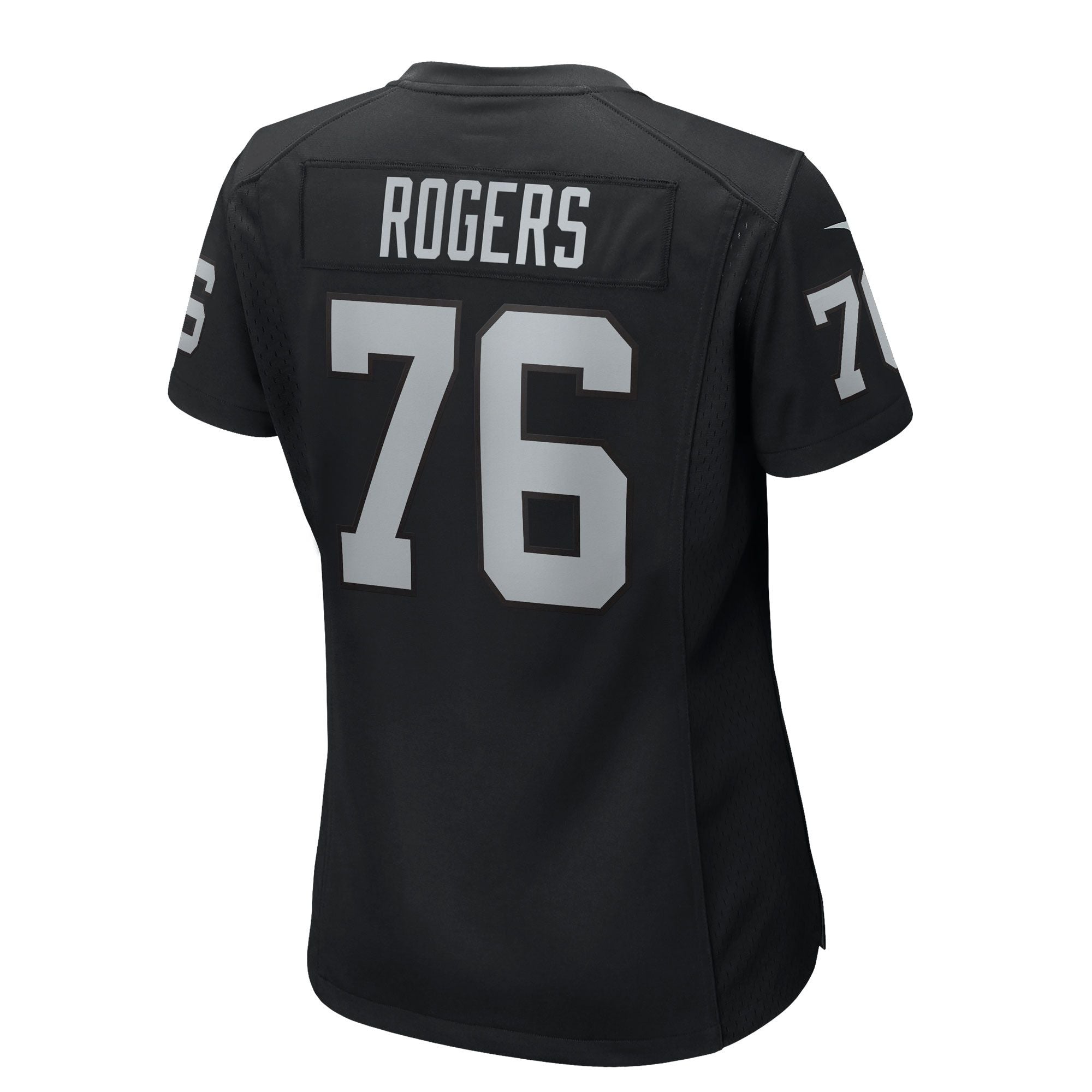 Women's Las Vegas Raiders Caleb Rogers Nike Black Team Game Jersey