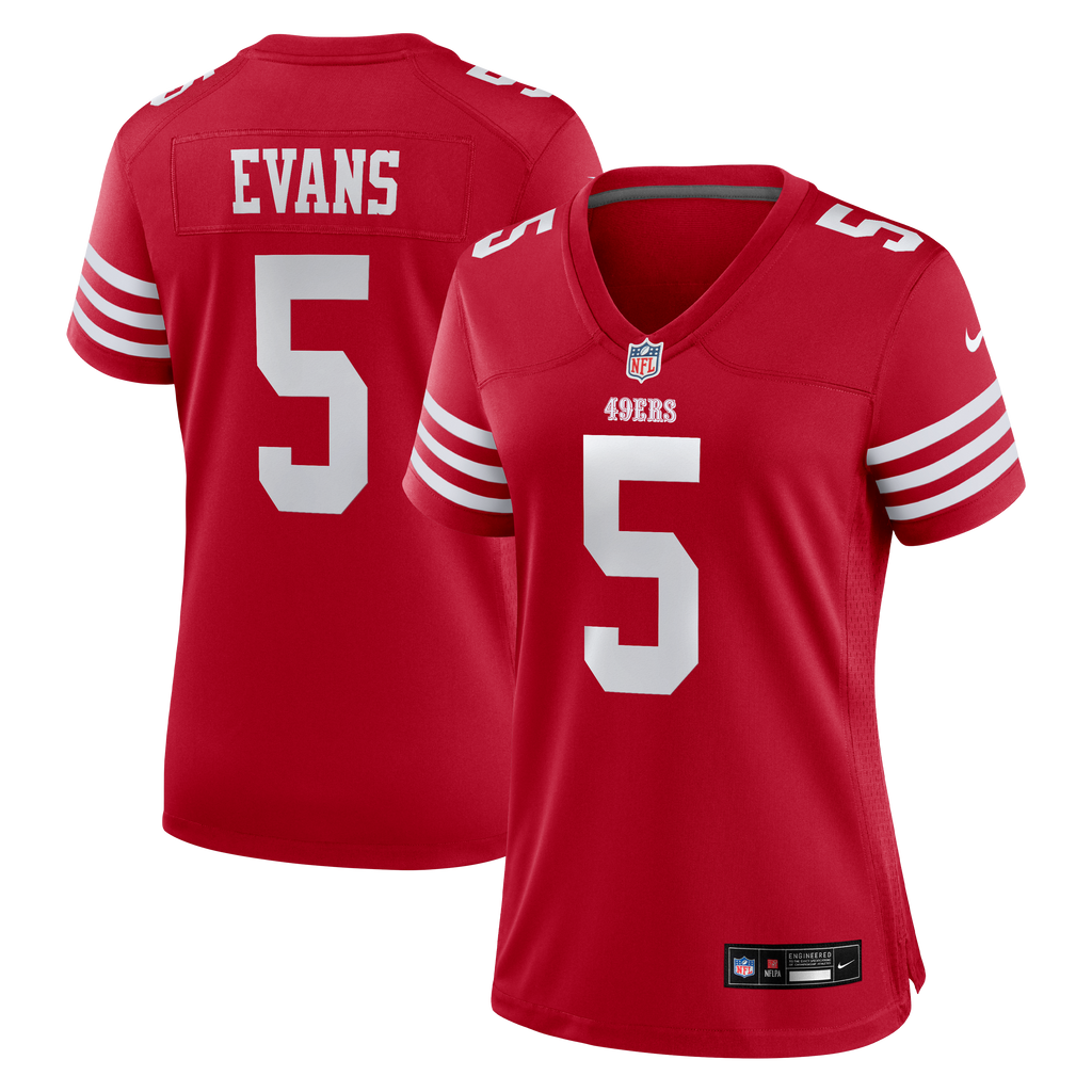 Women's San Francisco 49Ers Mike Evans Nike Scarlet Game Jersey