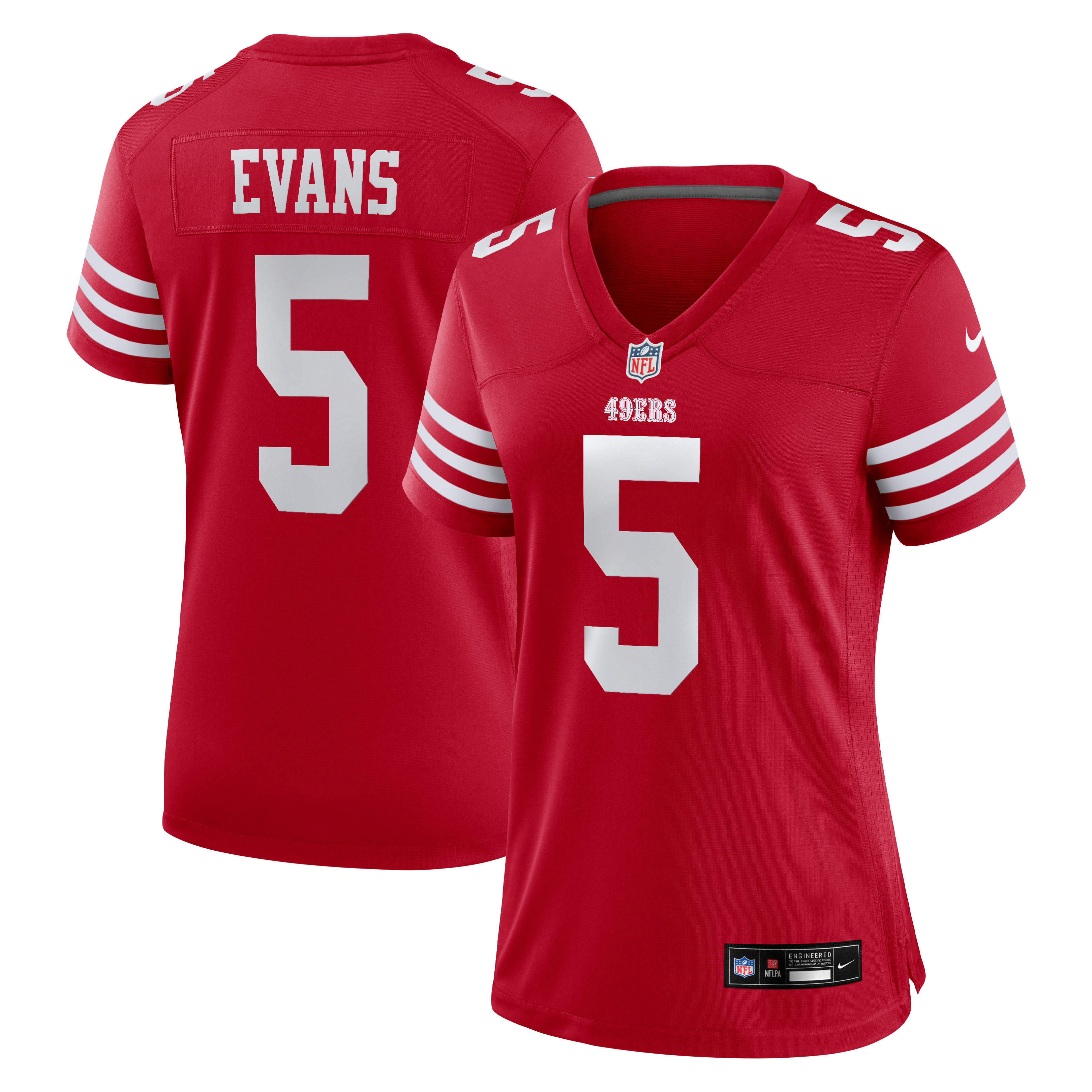 Women's San Francisco 49Ers Mike Evans Nike Scarlet Game Jersey