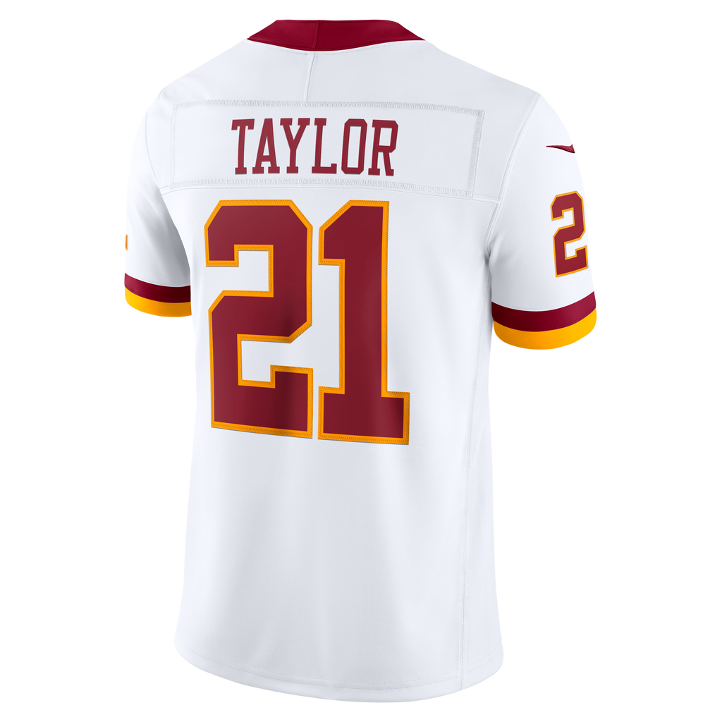 Men's Washington Commanders Sean Taylor Nike White Vapor Fuse Stitched Retired Limited Jersey