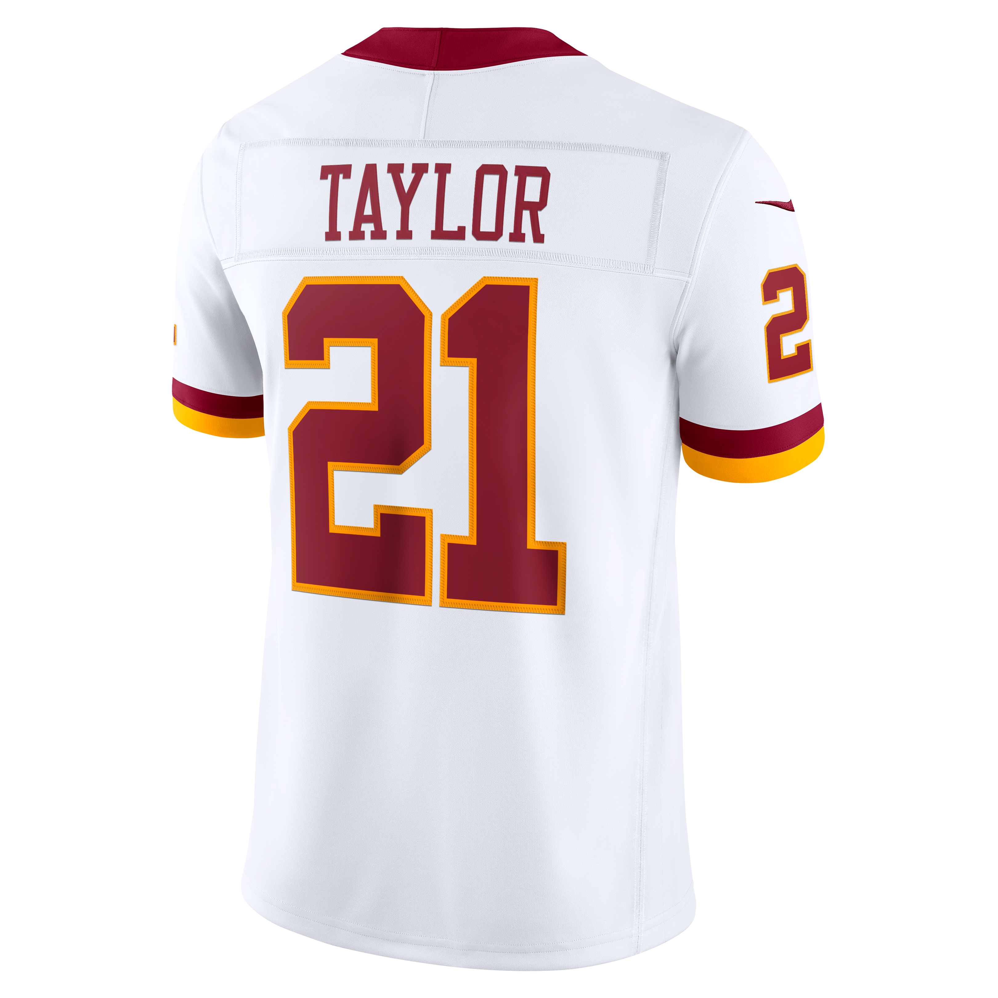 Men's Washington Commanders Sean Taylor Nike White Vapor Fuse Stitched Retired Limited Jersey