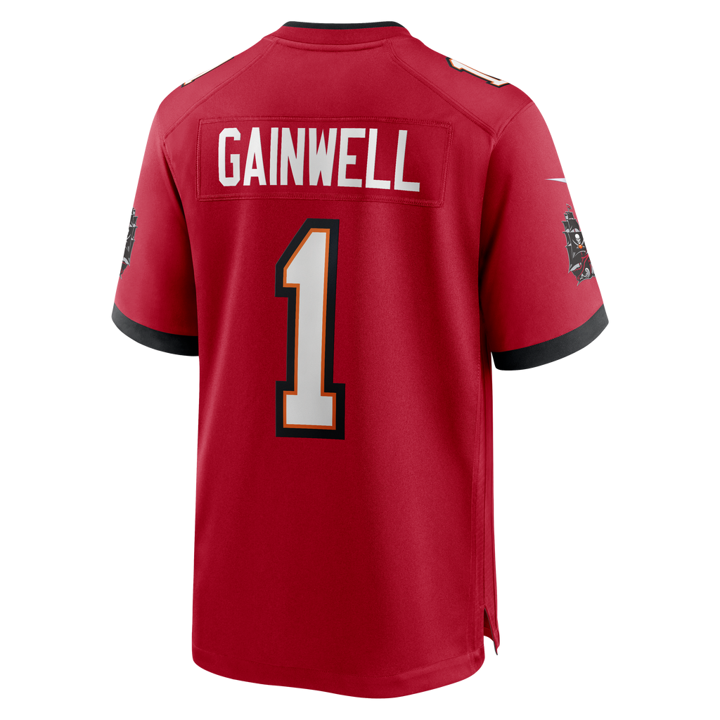 Men's Tampa Bay Buccaneers Kenneth Gainwell Nike Red Team Game Jersey