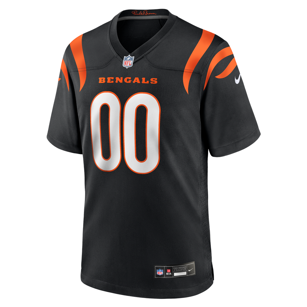 Men's Cincinnati Bengals Cashius Howell Nike Black Team Game Jersey