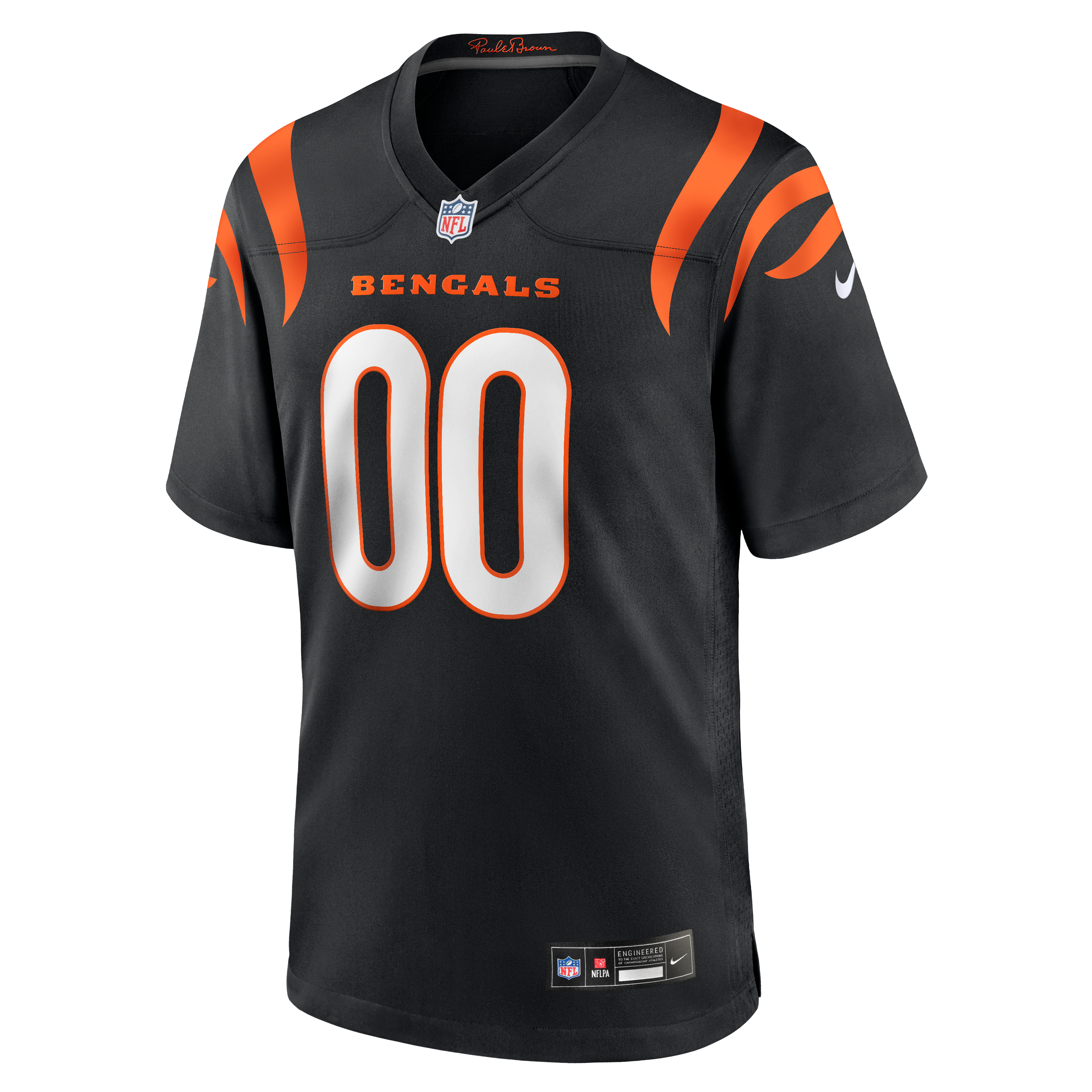 Men's Cincinnati Bengals Cashius Howell Nike Black Team Game Jersey