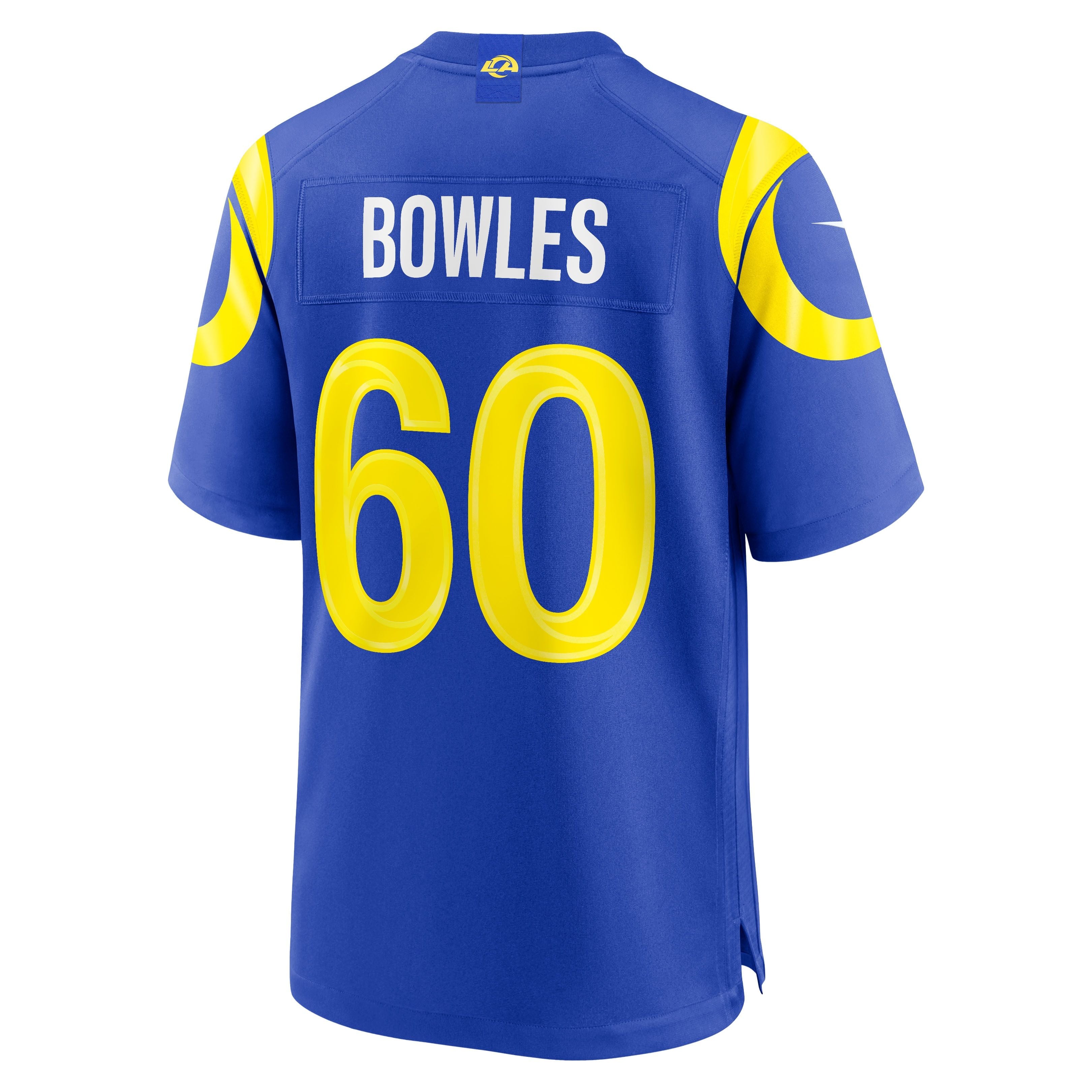 Men's Los Angeles Rams Wyatt Bowles Nike Royal Team Game Jersey