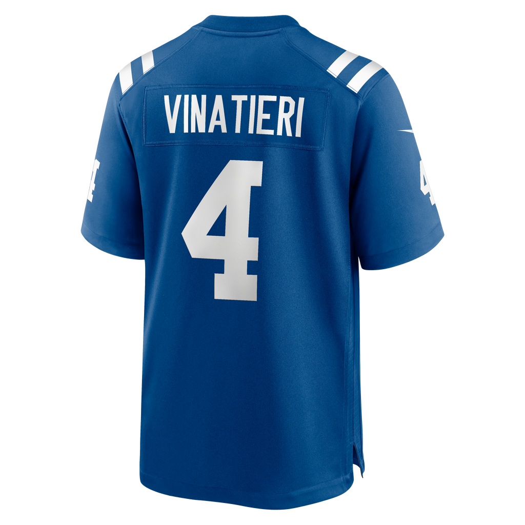 Men's Indianapolis Colts Adam Vinatieri Nike Royal Team Retired Game Jersey