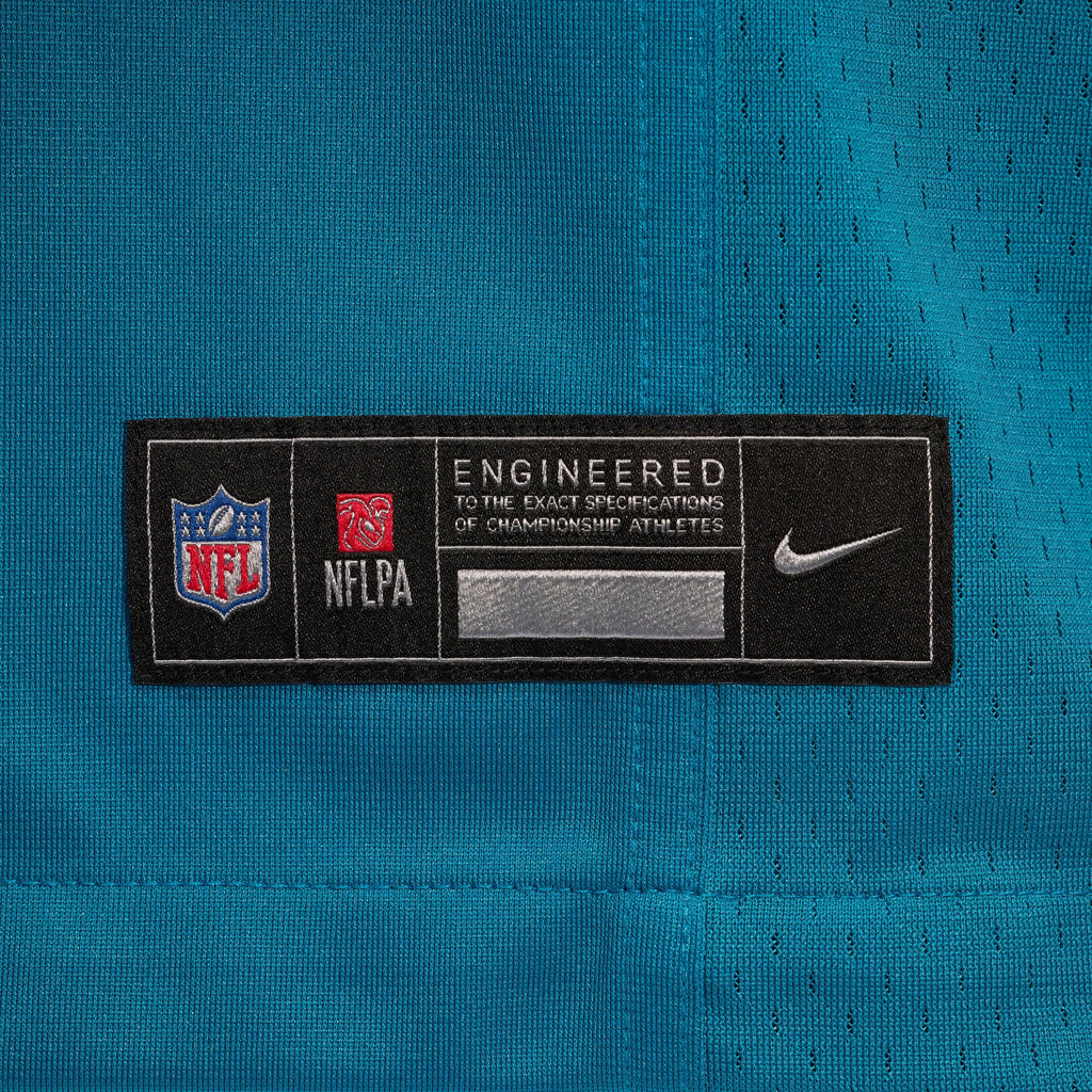 Men's Jacksonville Jaguars Chris Rodriguez Jr Nike Teal Team Game Jersey