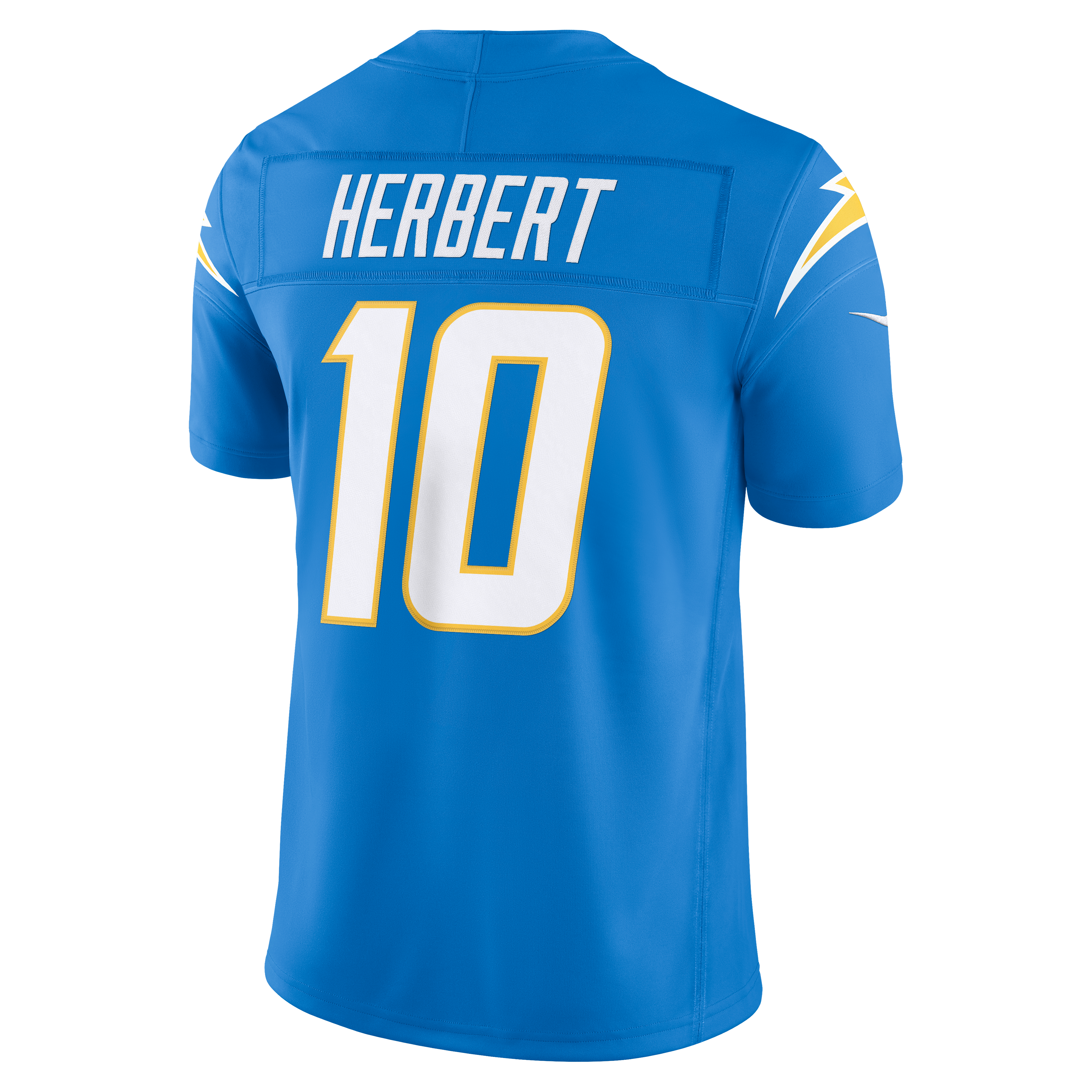 Men's Los Angeles Chargers Justin Herbert Nike Powder Blue Team Vapor Fuse Stitched Limited Jersey