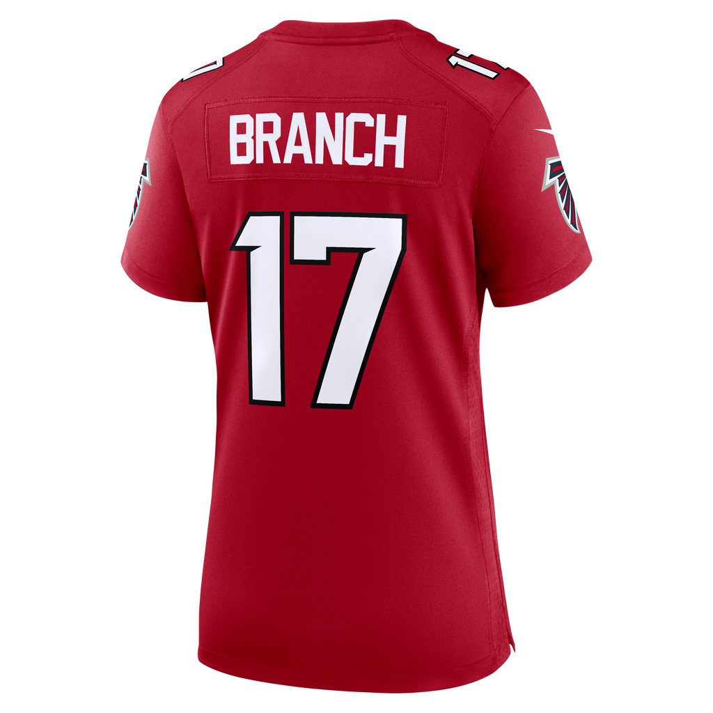 Women's Atlanta Falcons Zachariah Branch Nike Red Team Game Jersey