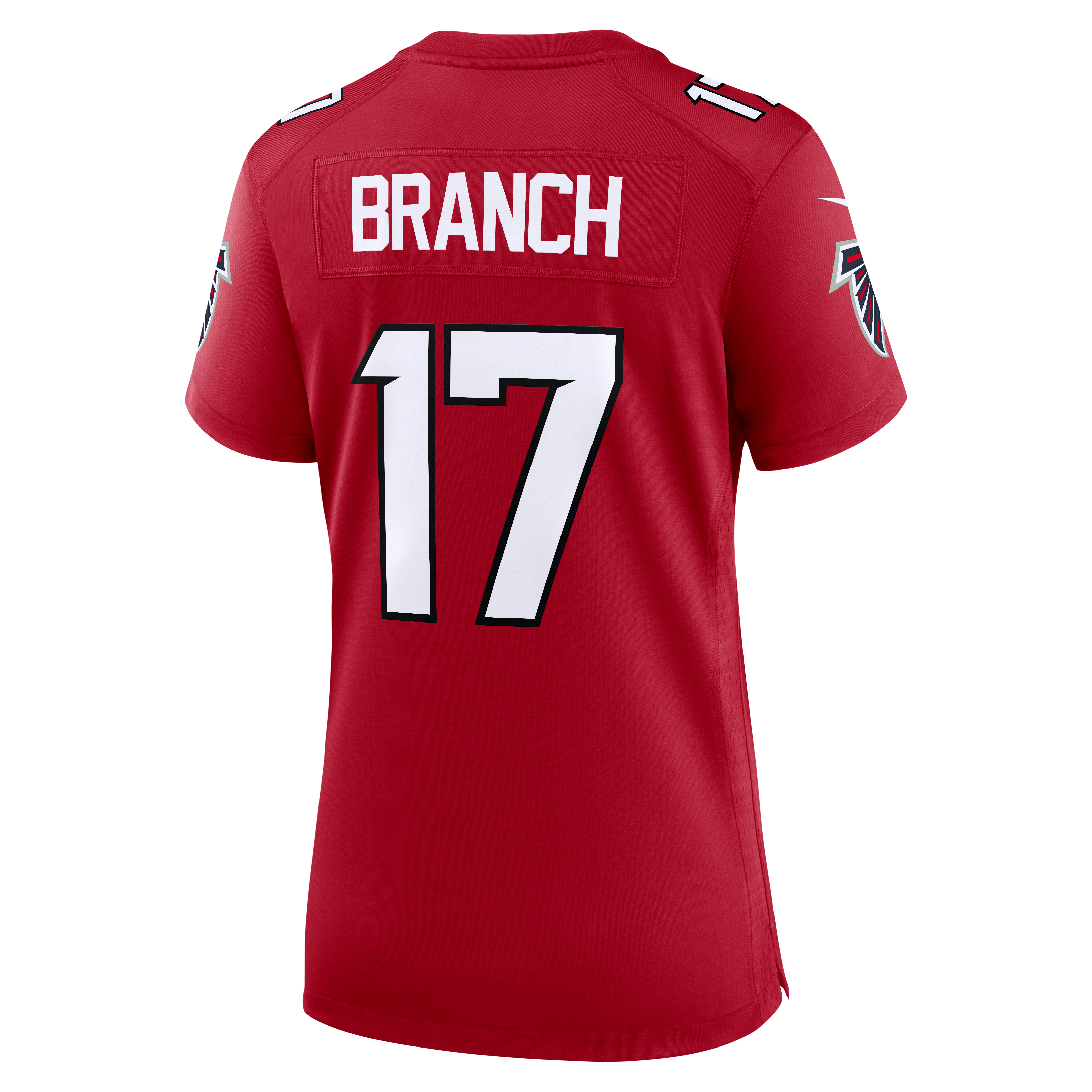 Women's Atlanta Falcons Zachariah Branch Nike Red Team Game Jersey
