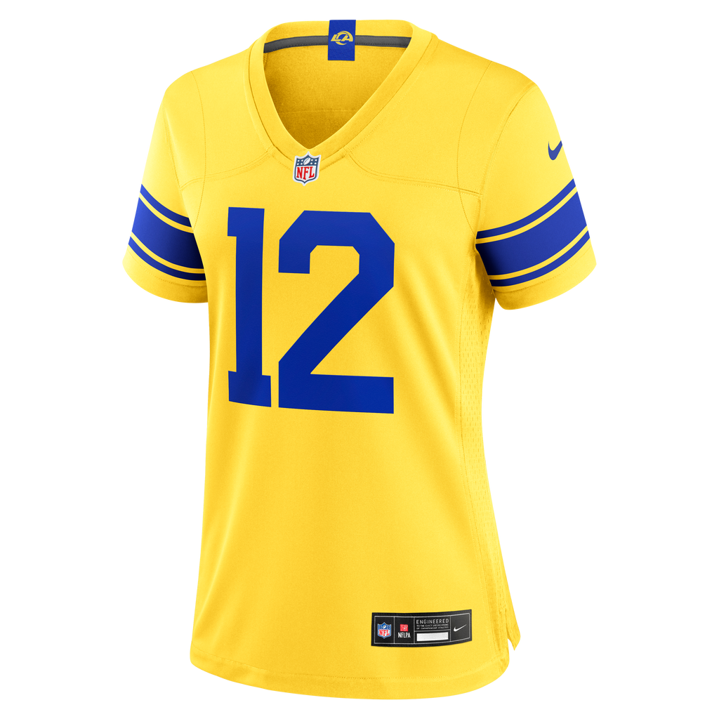 Women's Los Angeles Rams Puka Nacua Nike Classic Sol Game Jersey