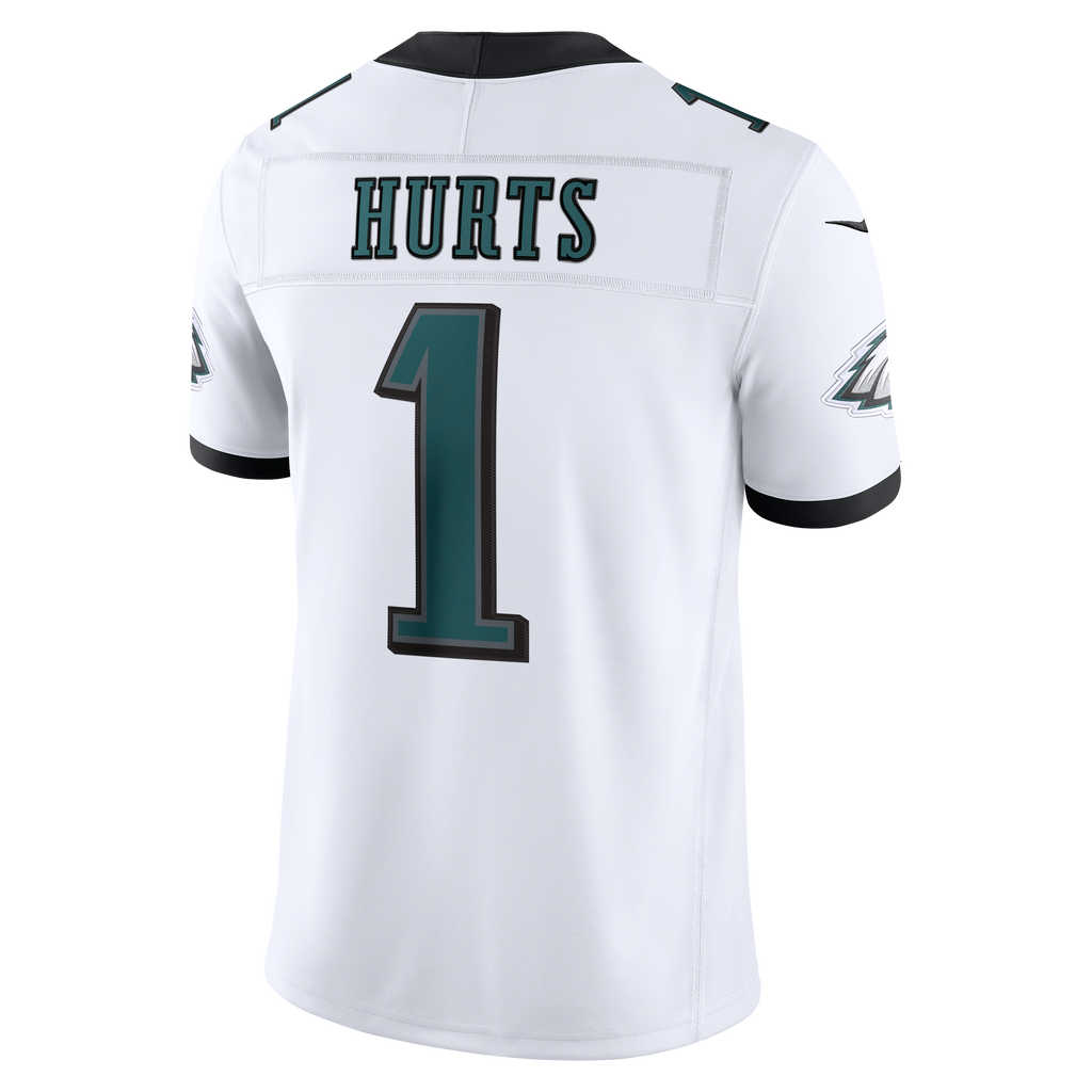 Men's Philadelphia Eagles Jalen Hurts Nike White Vapor Fuse Stitched Limited Jersey