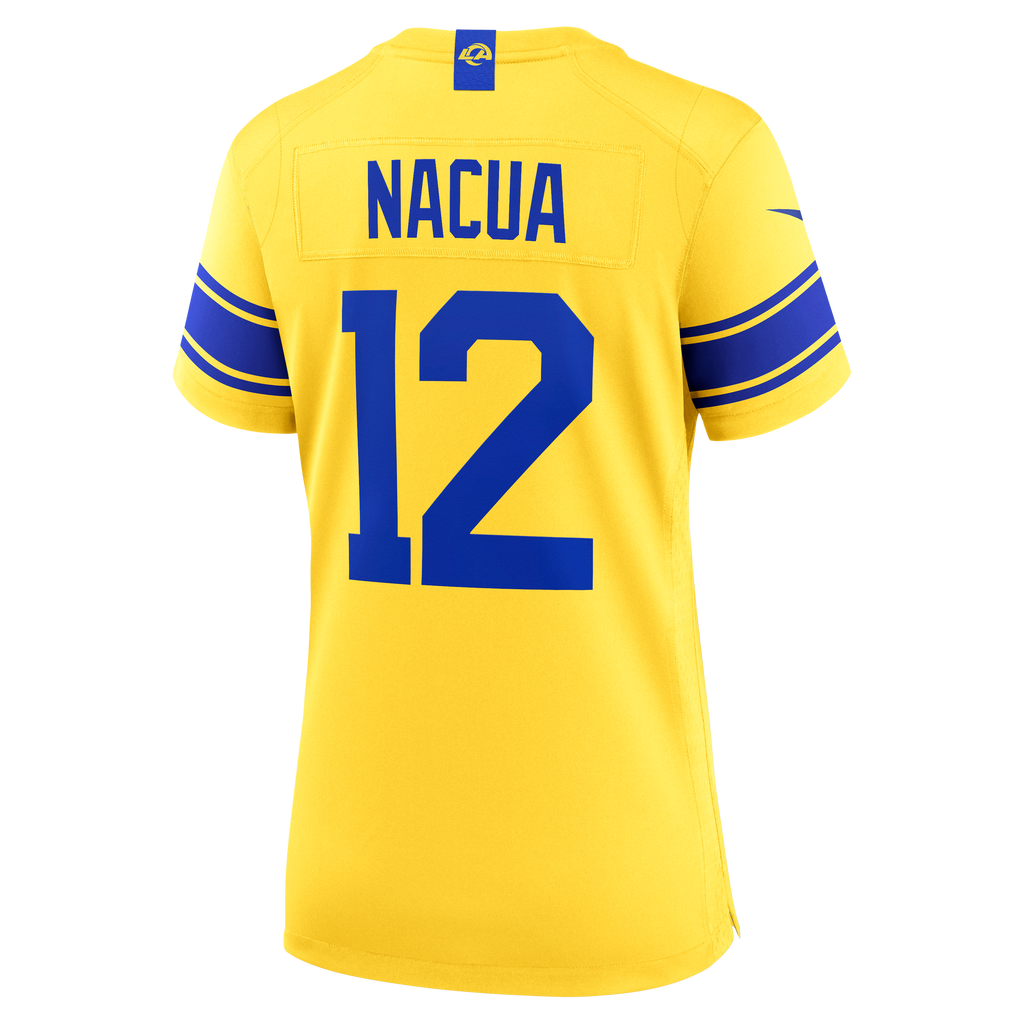 Women's Los Angeles Rams Puka Nacua Nike Classic Sol Game Jersey