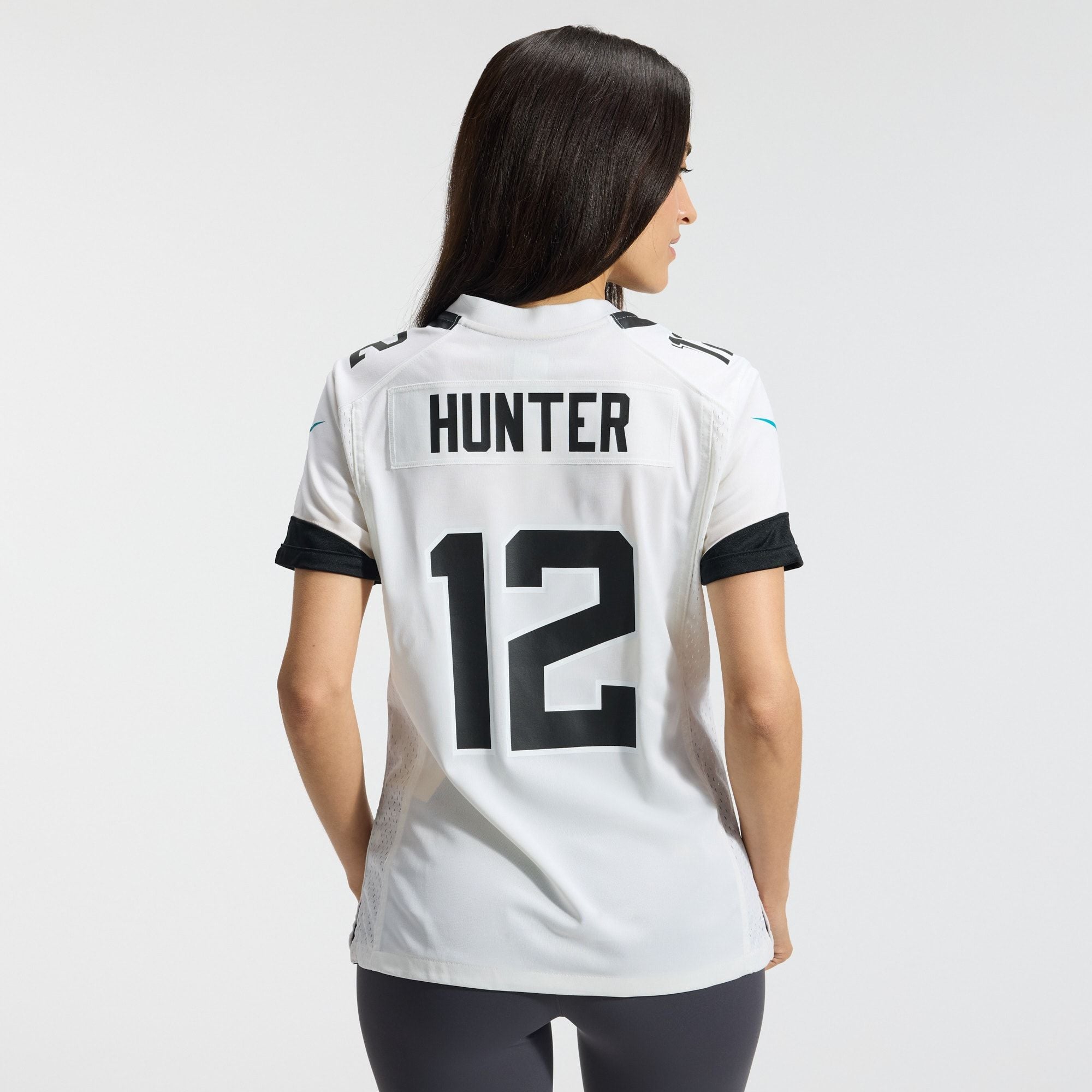 Women's Jacksonville Jaguars Travis Hunter Nike White Game Jersey