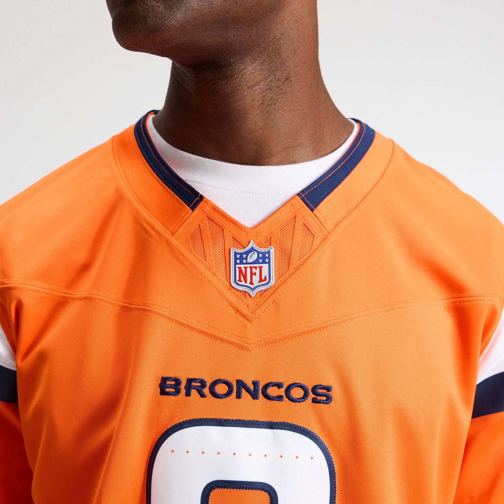 Men's Denver Broncos Patrick Surtain Ii Nike Orange Team Vapor Fuse Stitched Limited Jersey