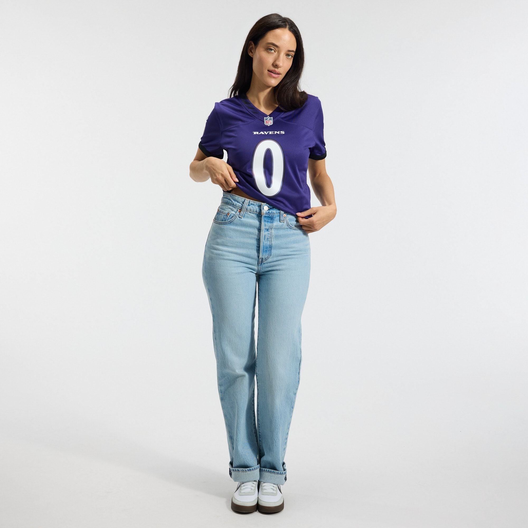 Women's Baltimore Ravens Roquan Smith Nike Purple Team Game Jersey