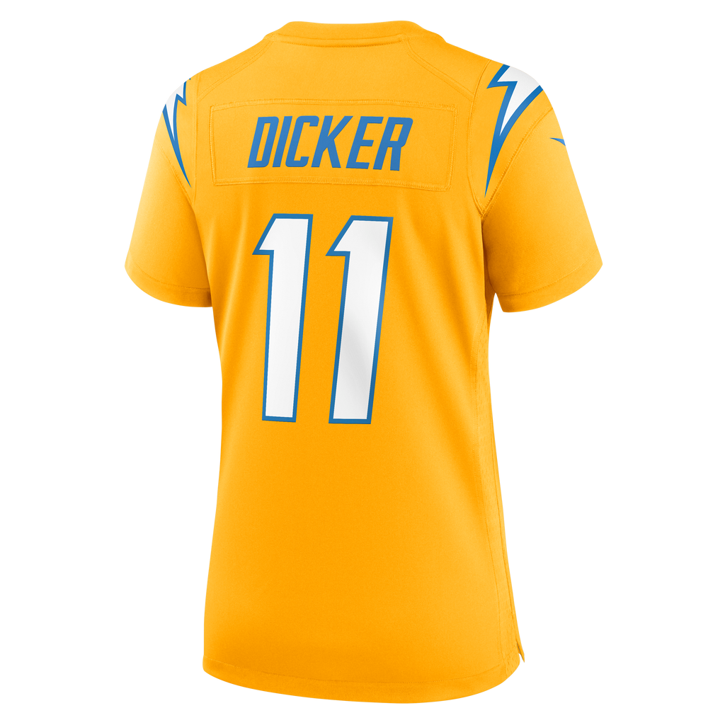 Women's Los Angeles Chargers Cameron Dicker Nike Gold Alternate Game Jersey