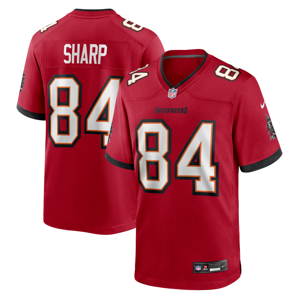 Men's Tampa Bay Buccaneers Bauer Sharp Nike Red Team Game Jersey