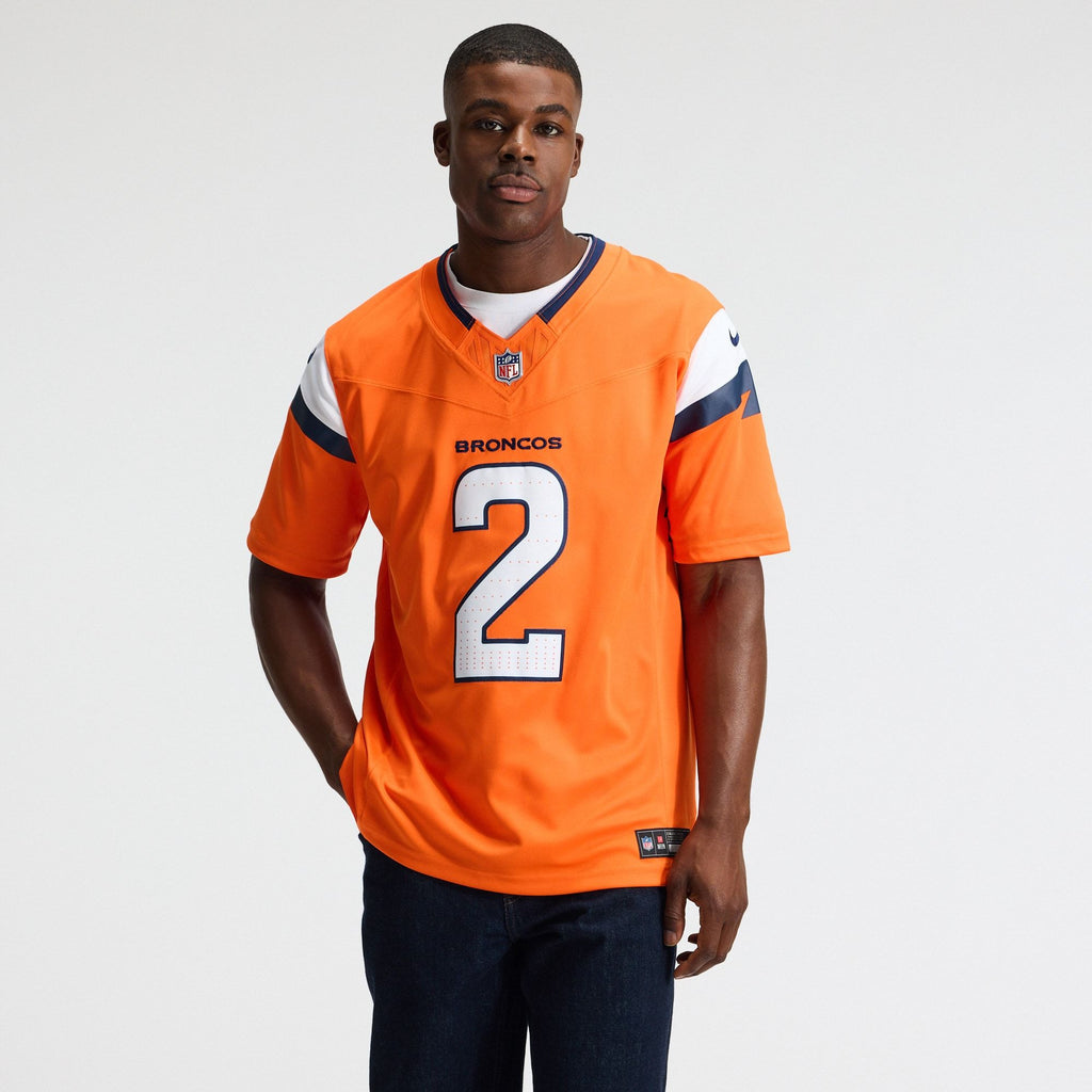 Men's Denver Broncos Patrick Surtain Ii Nike Orange Team Vapor Fuse Stitched Limited Jersey