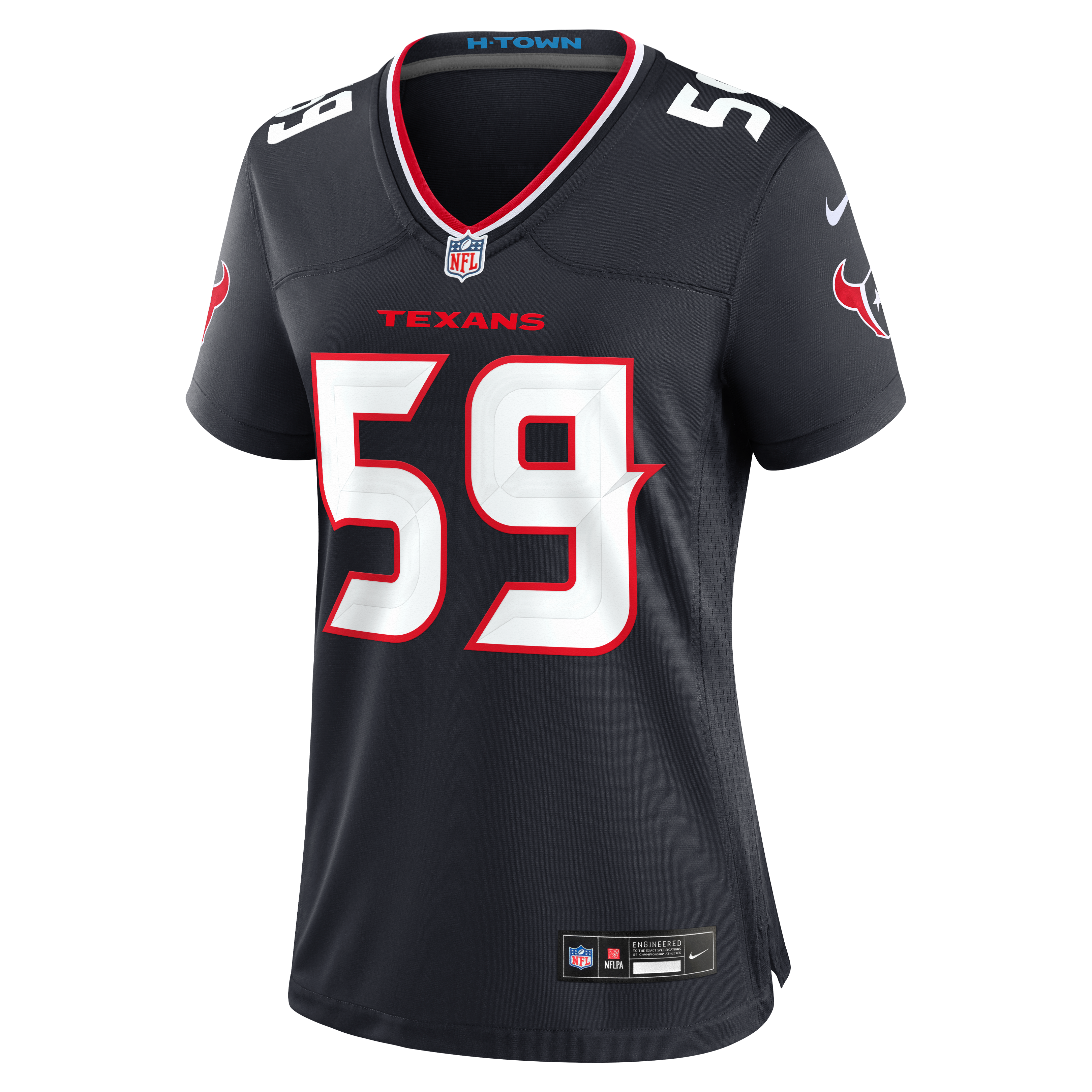 Women's Houston Texans Demeco Ryans Nike Navy Team Retired Game Jersey