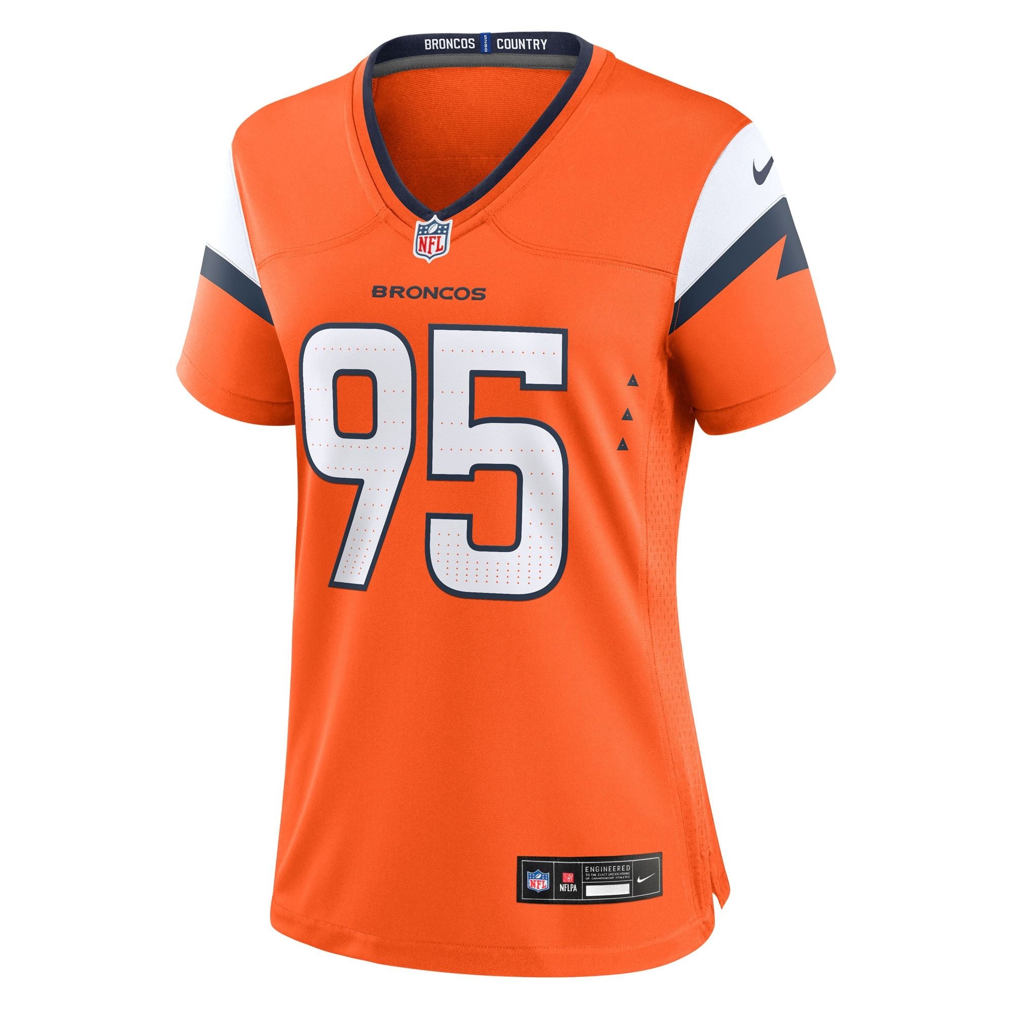 Women's Denver Broncos Saivion Jones Nike Orange Team Game Jersey