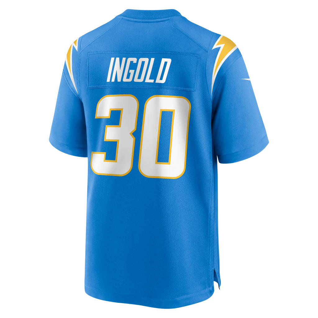 Men's Los Angeles Chargers Alec Ingold Nike Powder Blue Team Game Jersey