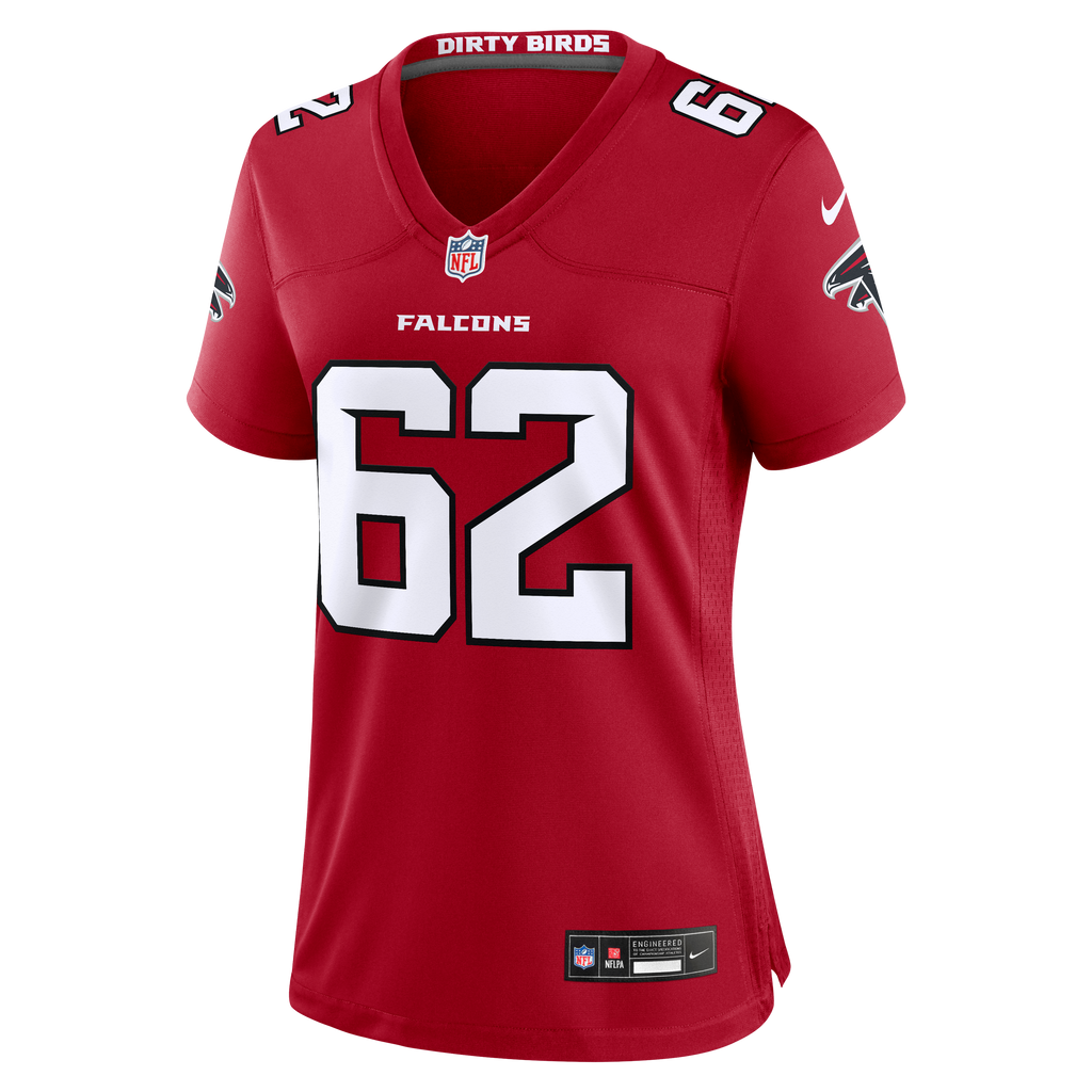 Women's Atlanta Falcons Corey Levin Nike Red Team Game Jersey