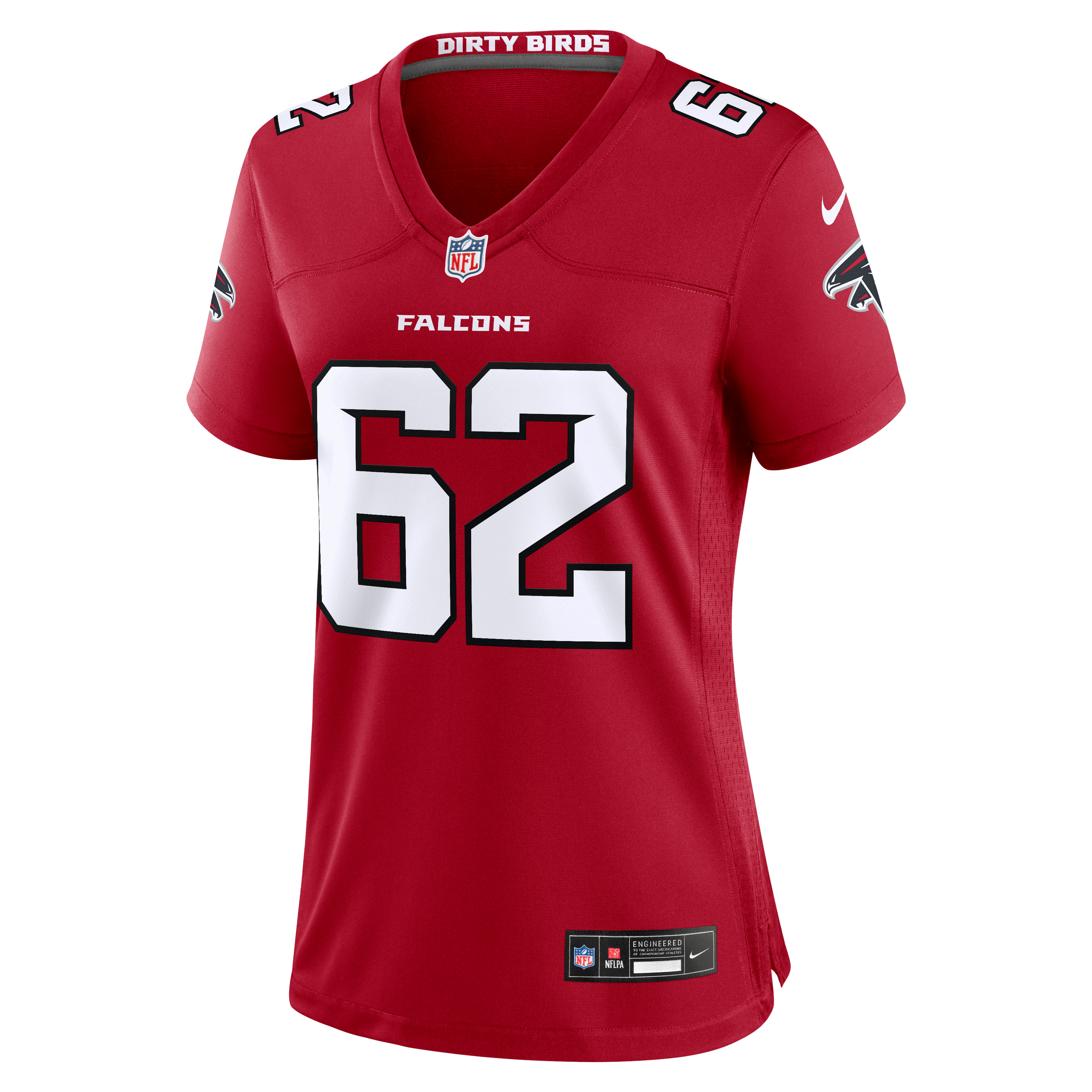 Women's Atlanta Falcons Corey Levin Nike Red Team Game Jersey