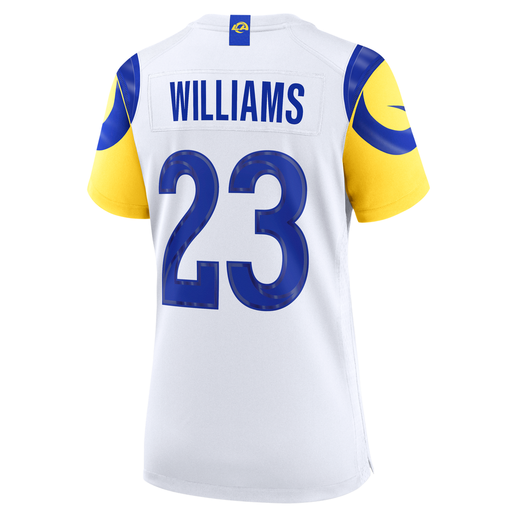 Women's Los Angeles Rams Kyren Williams Nike White Game Jersey
