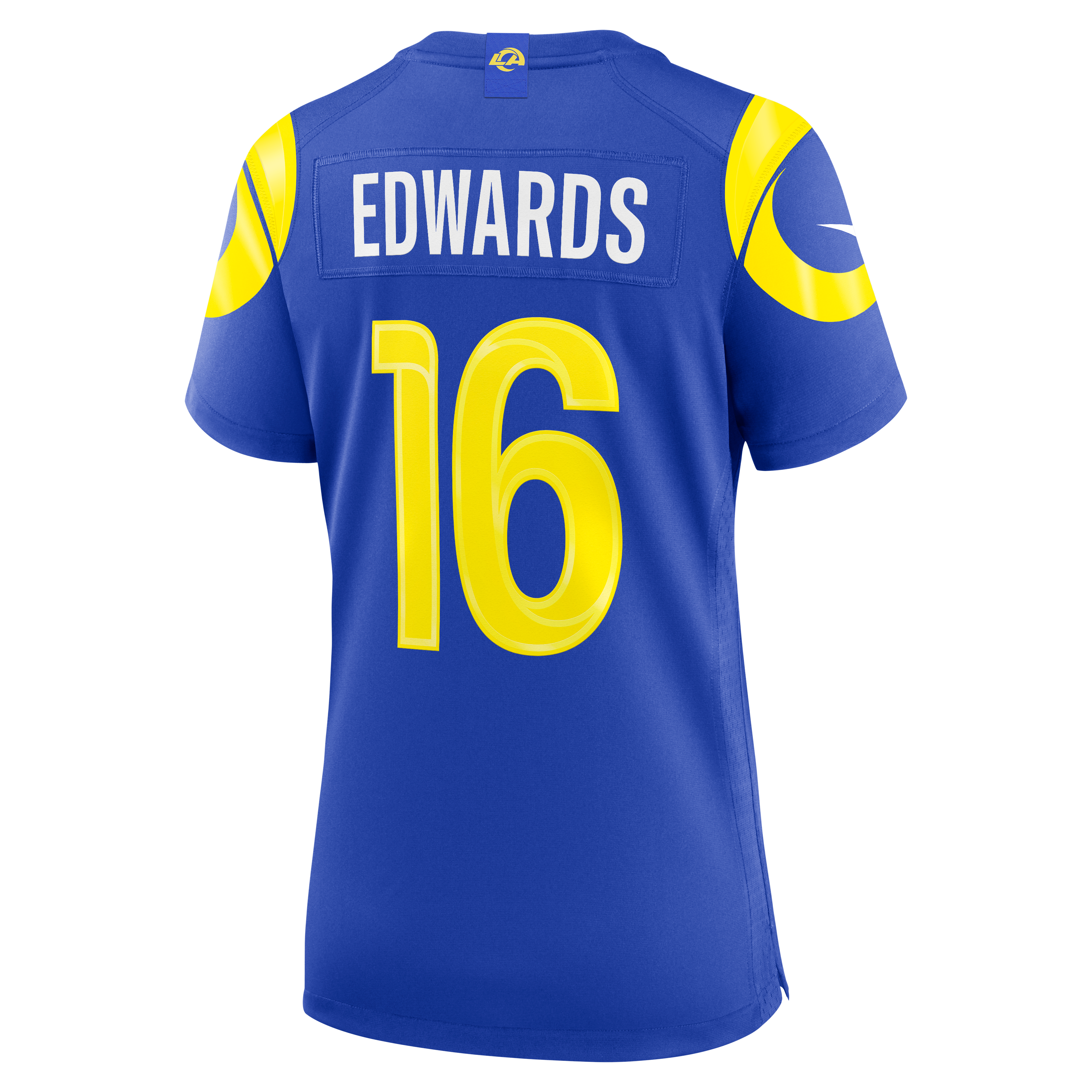 Women's Los Angeles Rams Tru Edwards Nike Royal Team Game Jersey