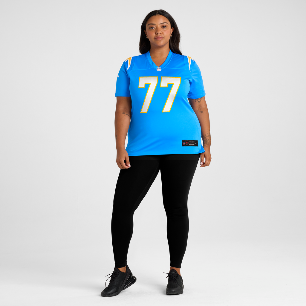 Women's Los Angeles Chargers Travis Burke Nike Powder Blue Team Game Jersey