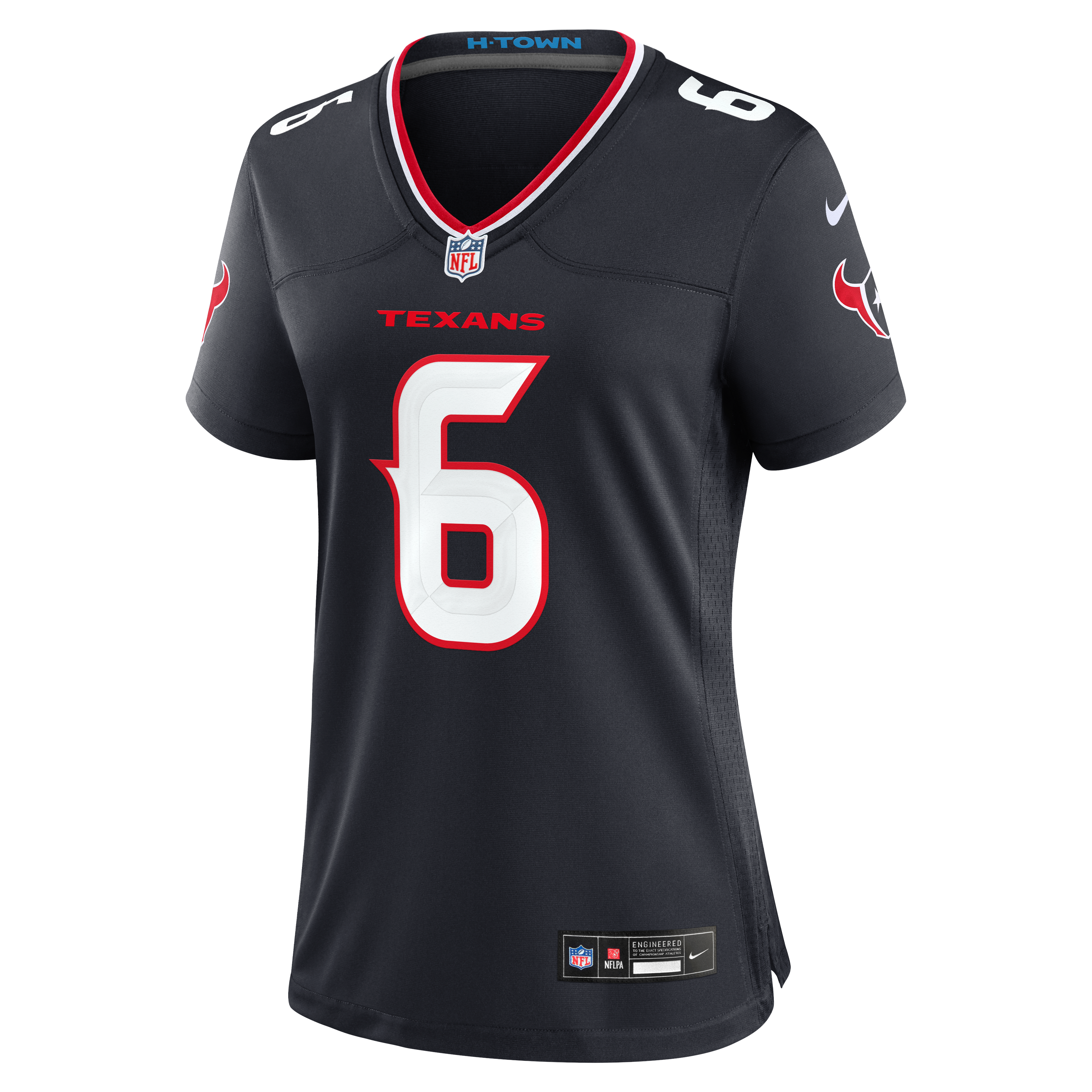 Women's Houston Texans Reed Blankenship Nike Navy Team Game Jersey