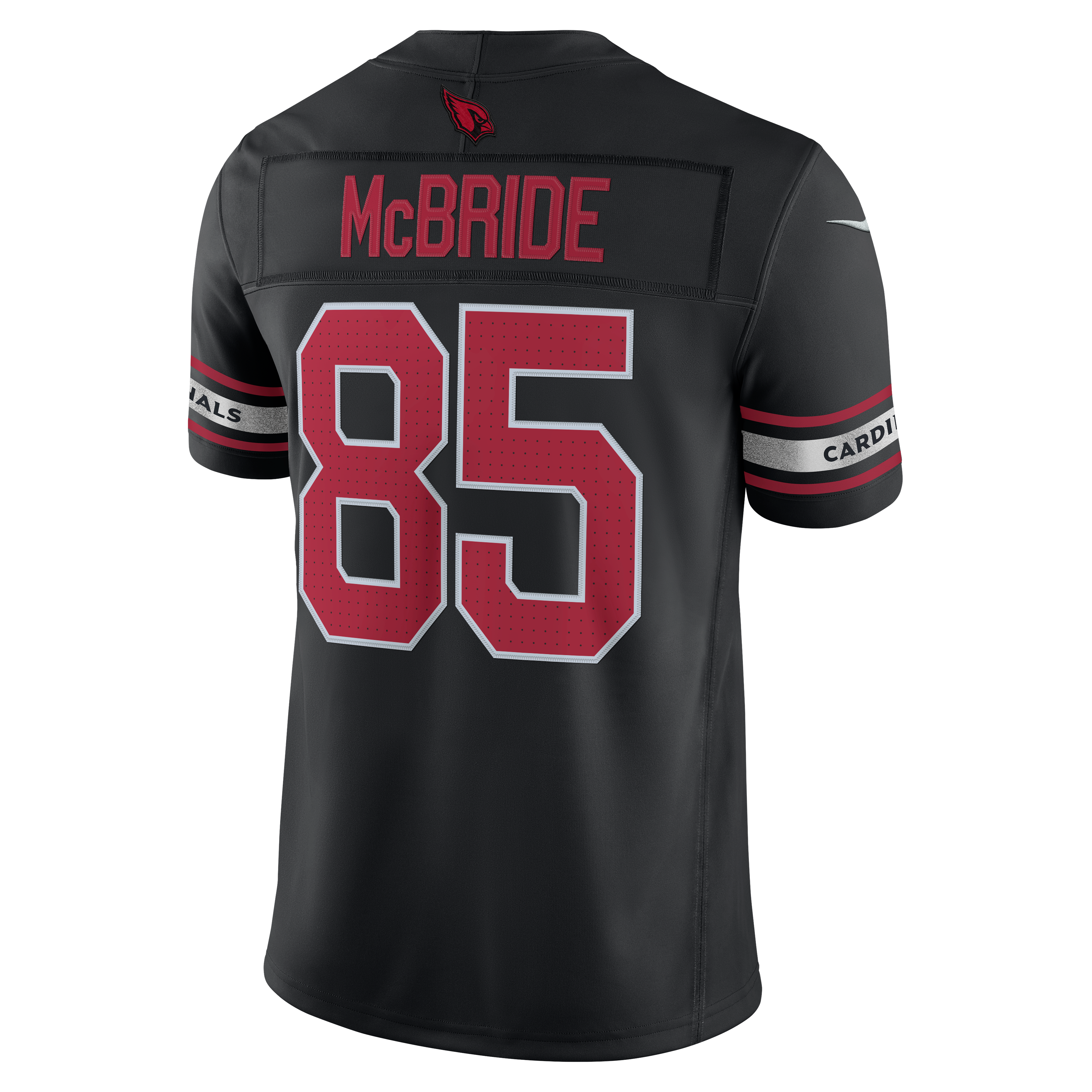Men's Arizona Cardinals Trey Mcbride Nike Black Alternate Vapor Fuse Stitched Limited Jersey
