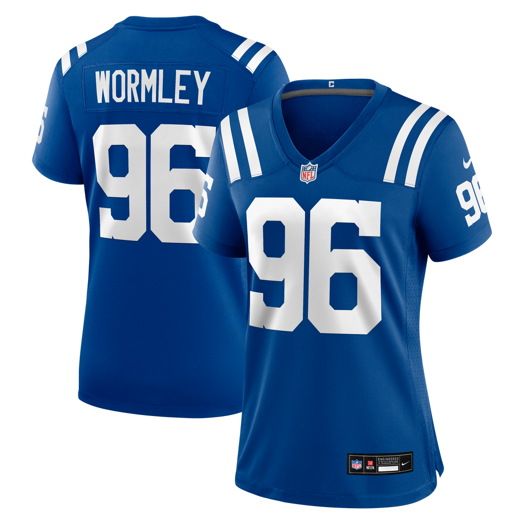 Women's Indianapolis Colts Chris Wormley Nike Royal Team Game Jersey