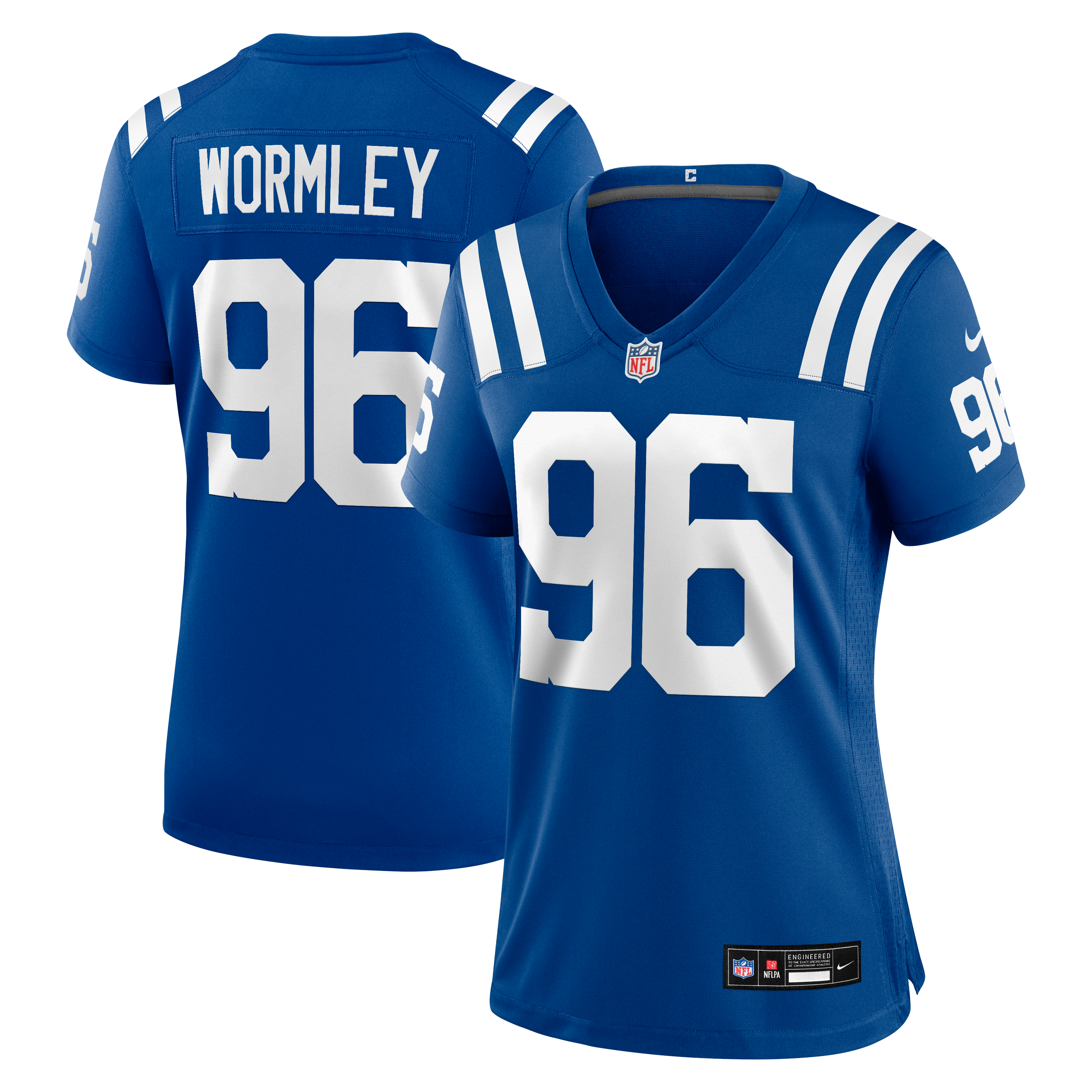 Women's Indianapolis Colts Chris Wormley Nike Royal Team Game Jersey