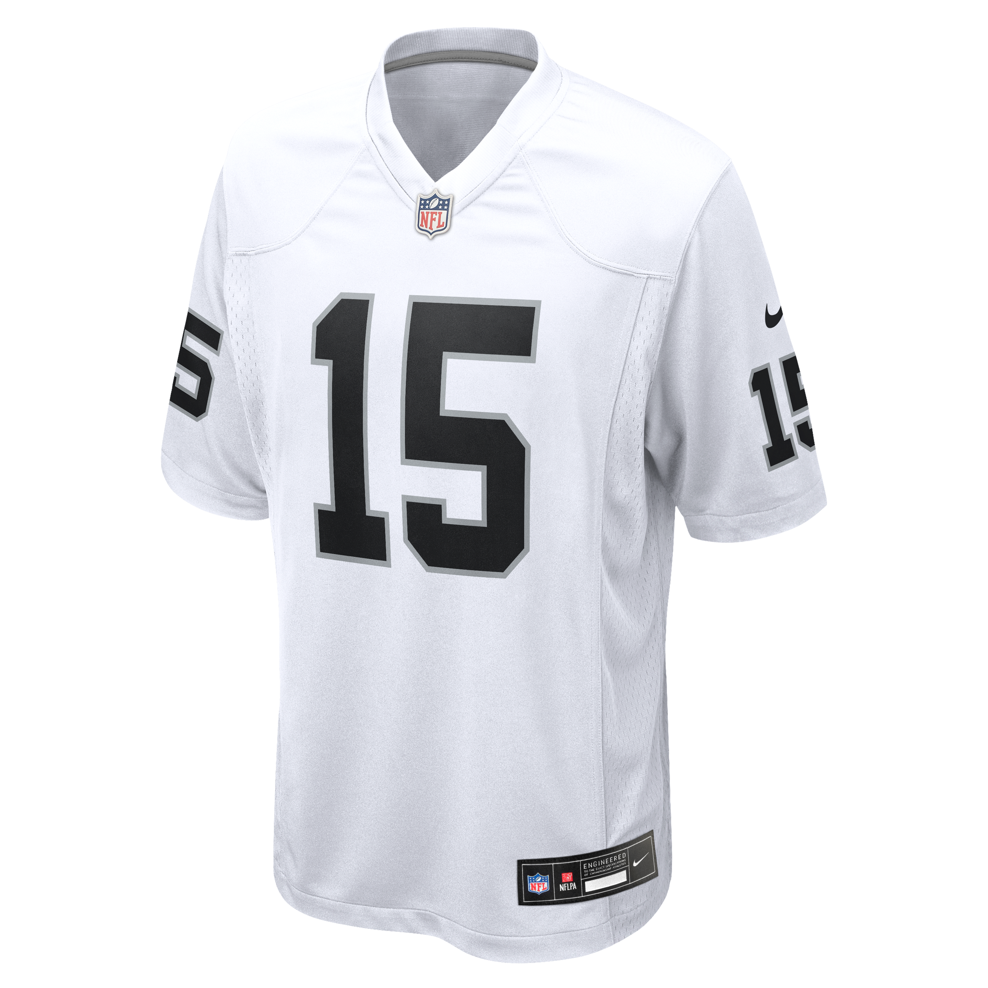 Men's Las Vegas Raiders Fernando Mendoza Nike White Game Player Jersey