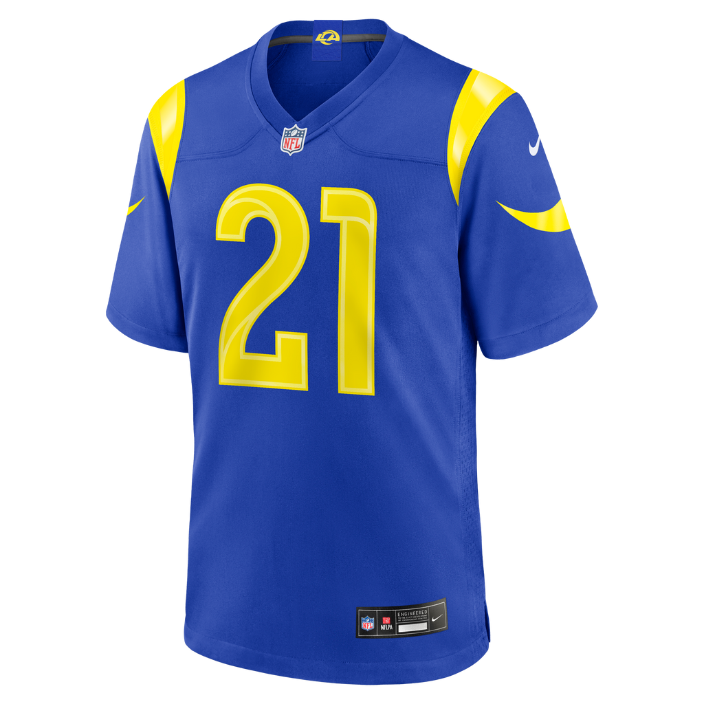 Men's Los Angeles Rams Cam Lampkin Nike Royal Team Game Jersey
